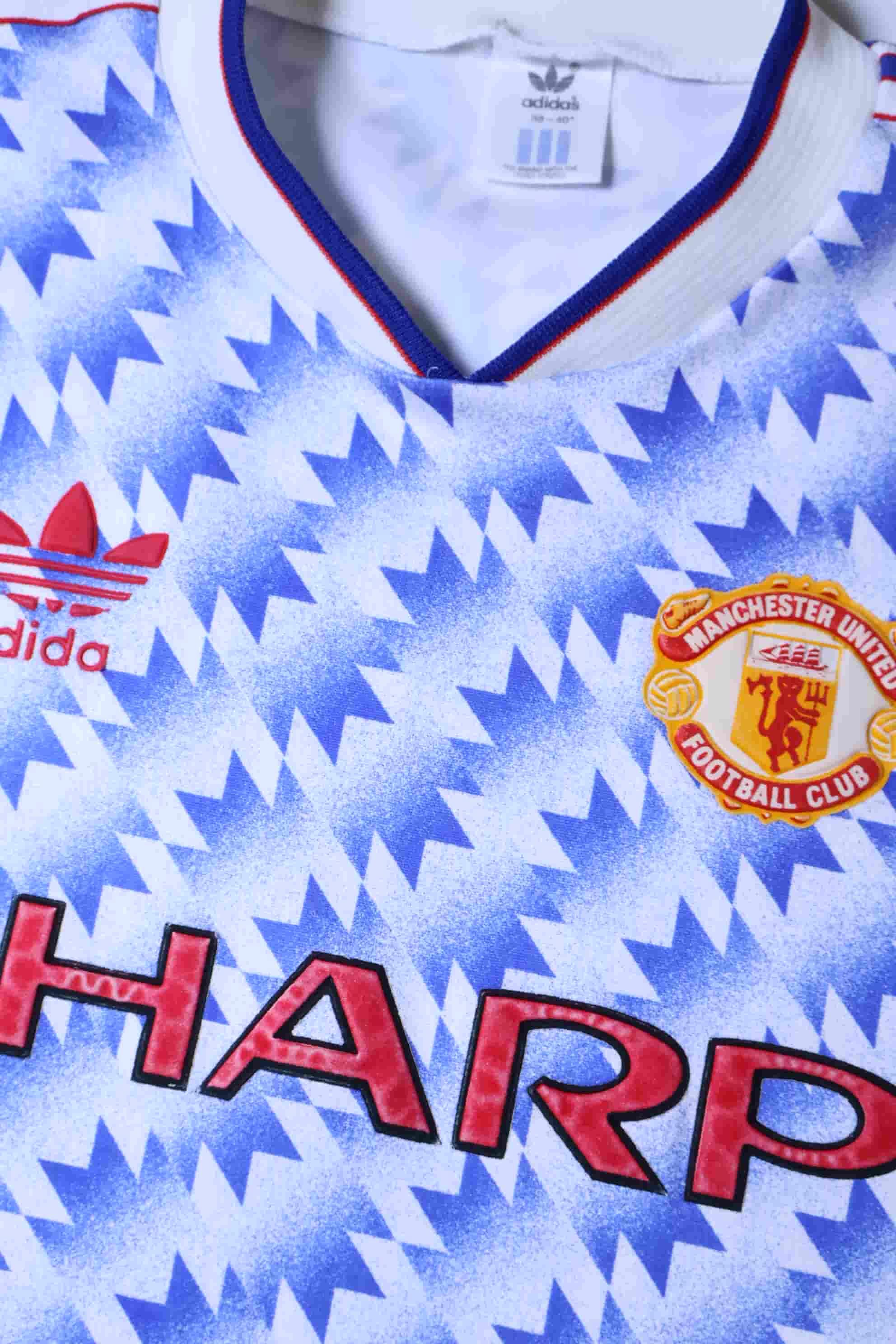 Manchester United 1990/92 Away Shirt - M- TAGS