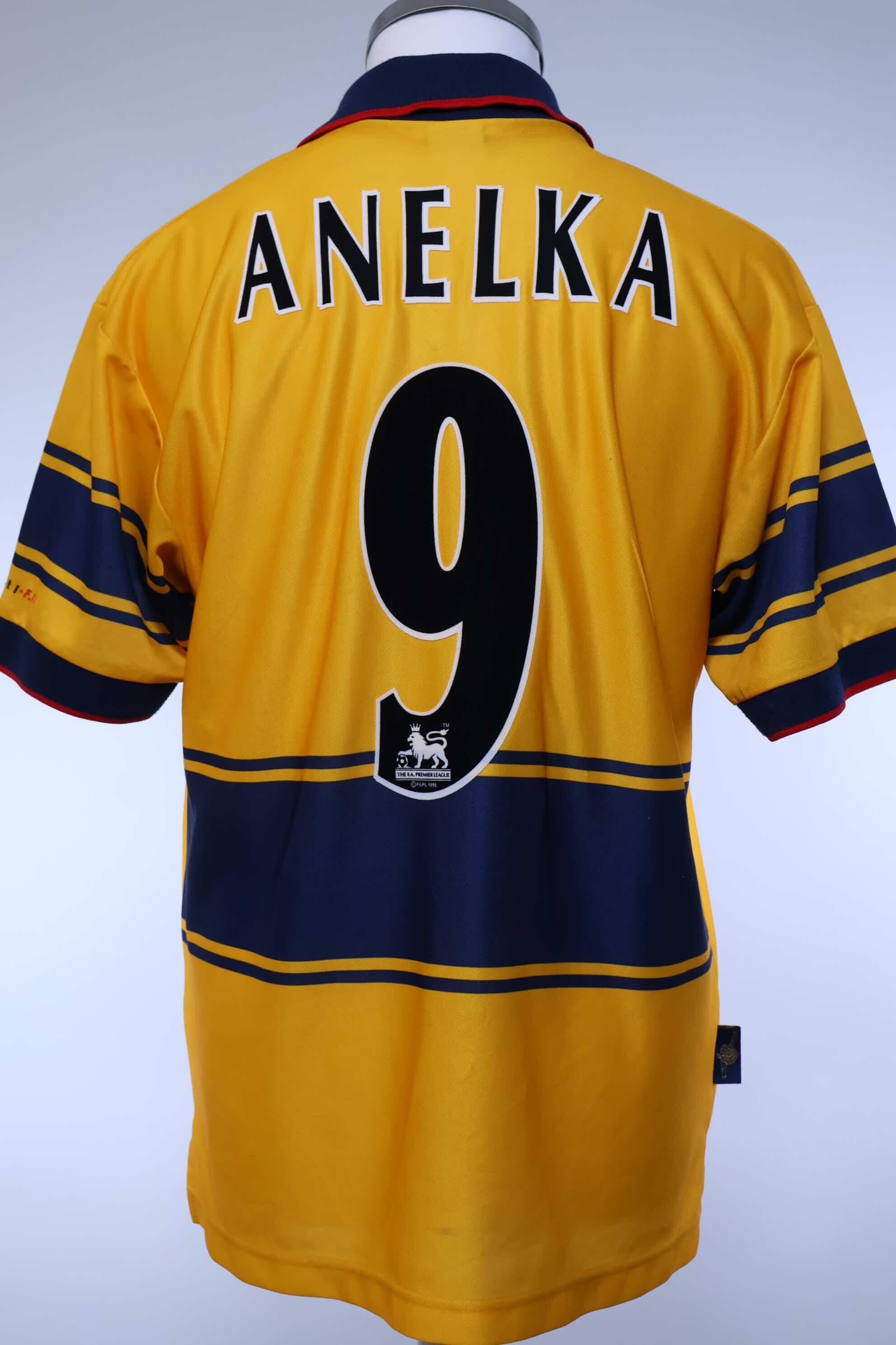 Arsenal Anelka #9 1997/99 Away Shirt - M- FRONT