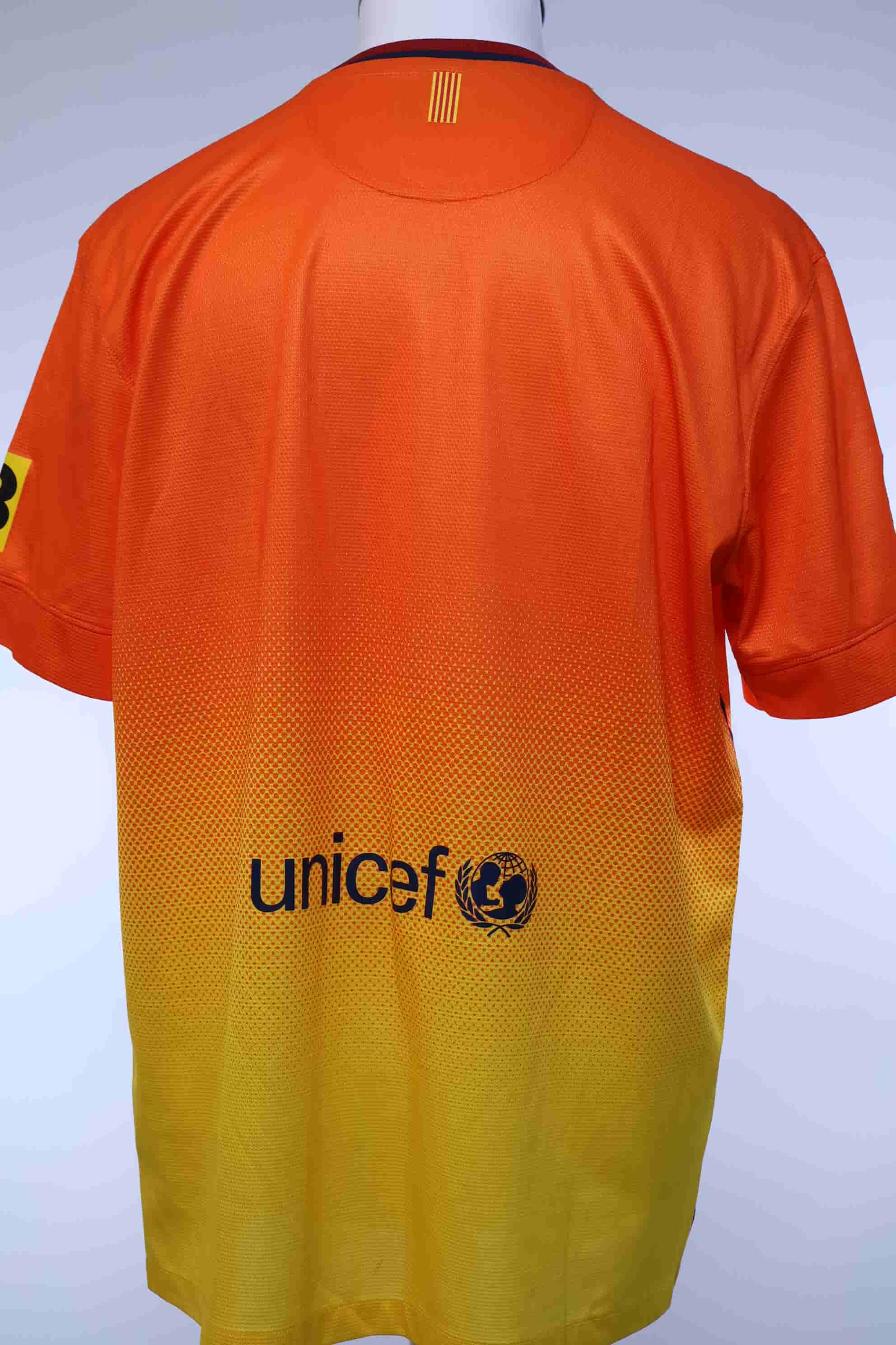 Barcelona 2012/13 Away Shirt - L- BACK