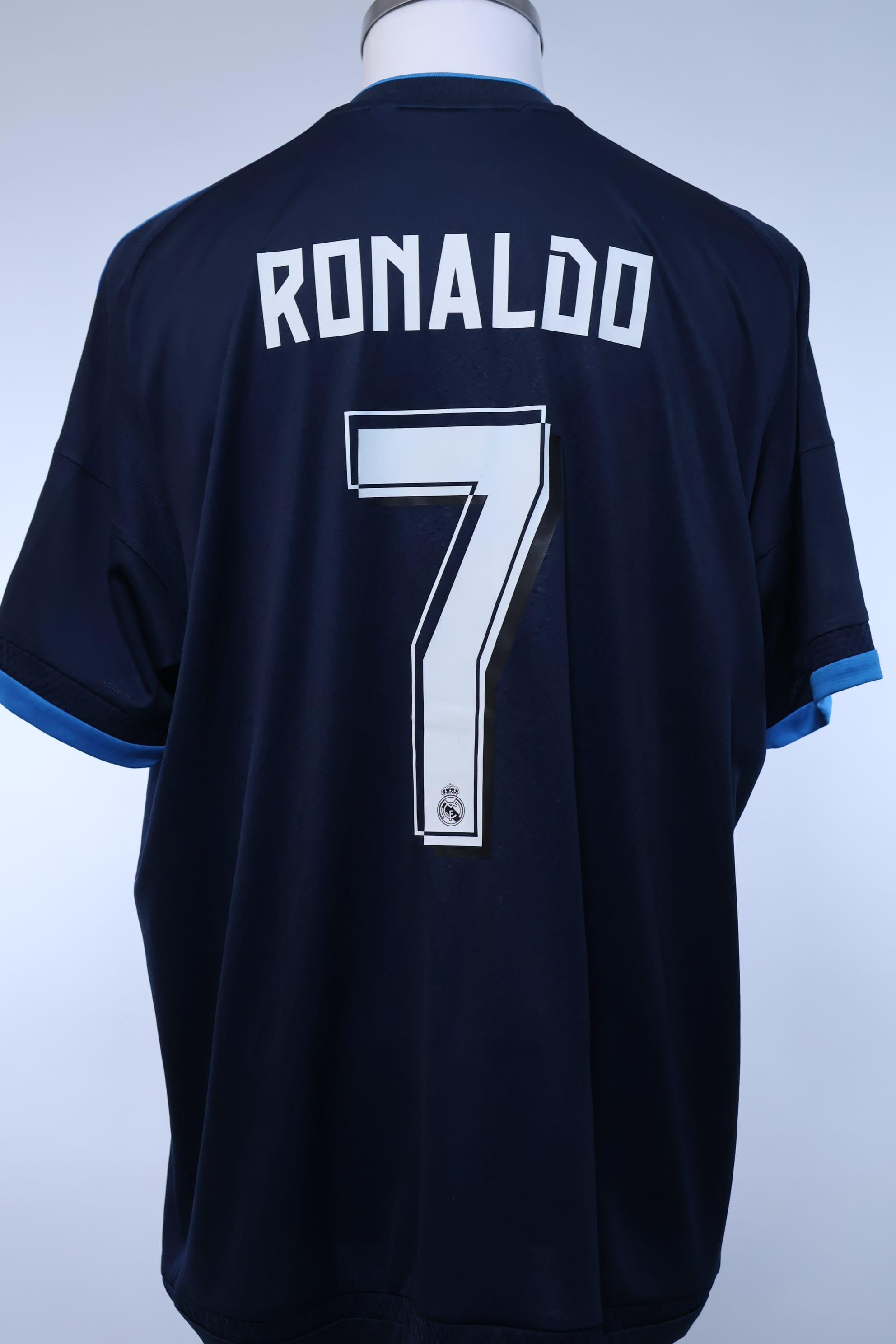Real Madrid Ronaldo #7 2015/16 Third Shirt - XL- FRONT