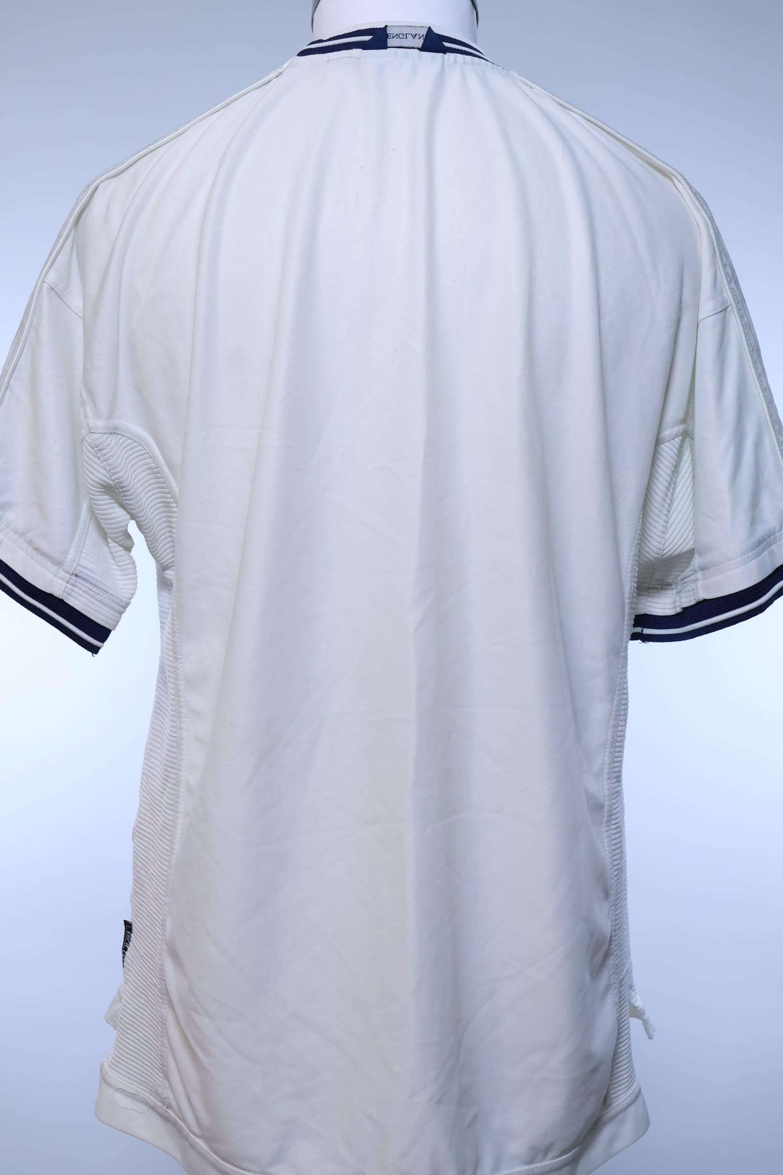 England 1999/01 Home Shirt - L- BACK