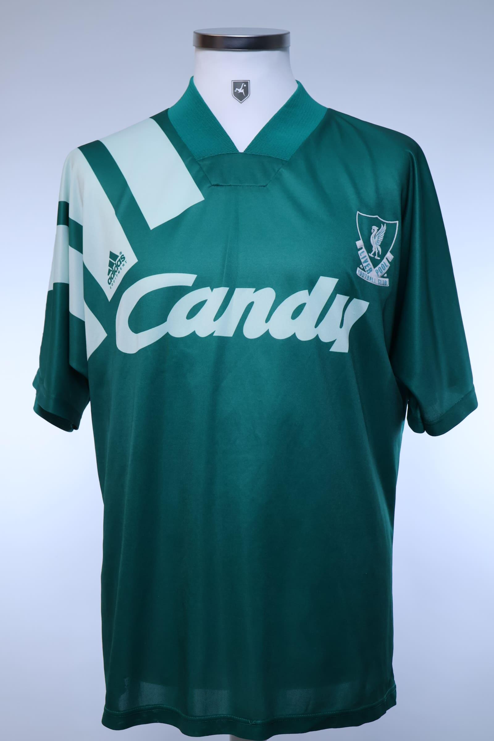 Liverpool F.C 1991/92 Away Shirt - L- FRONT