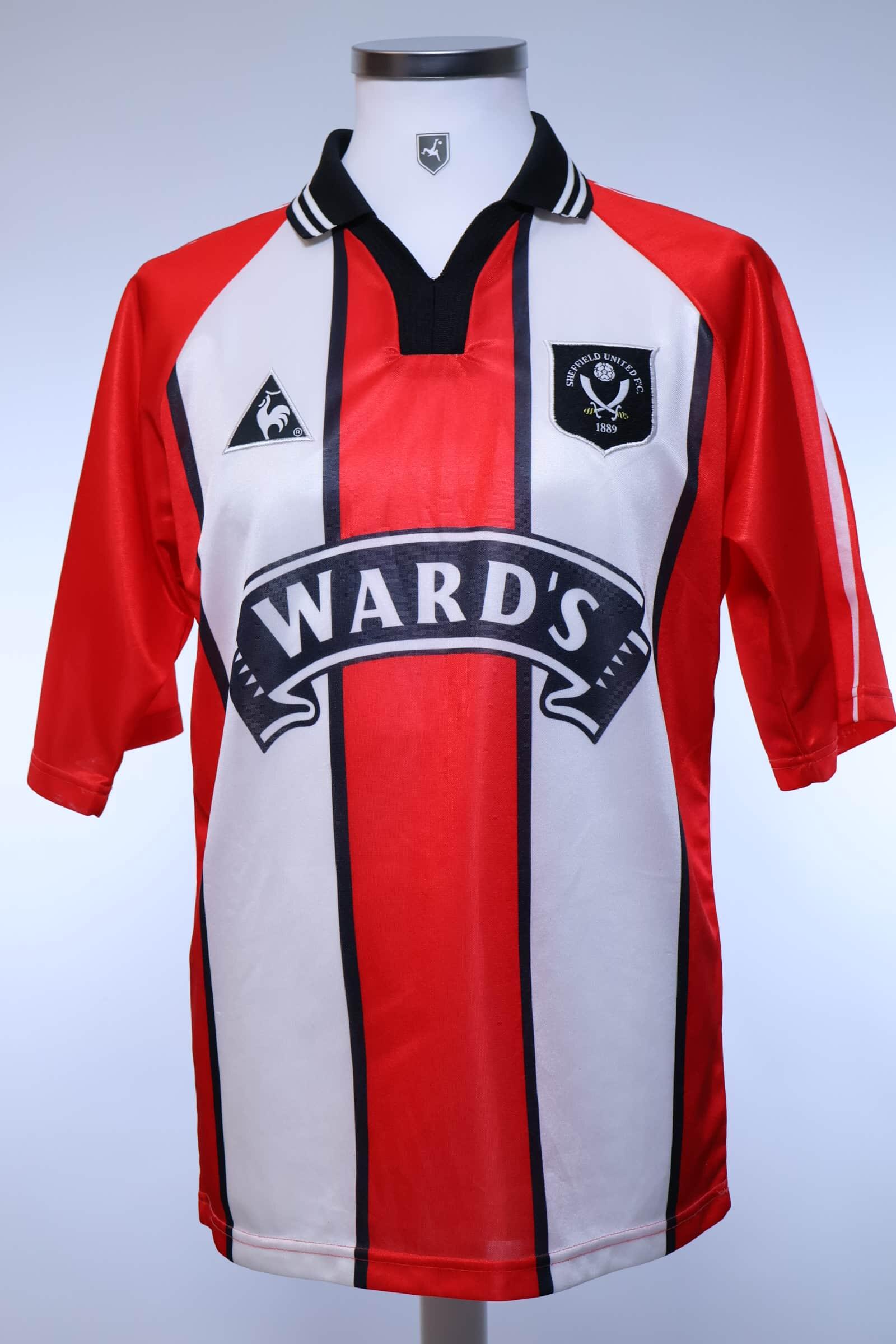 Sheffield United F.C 1997/99 Home Shirt - M- FRONT