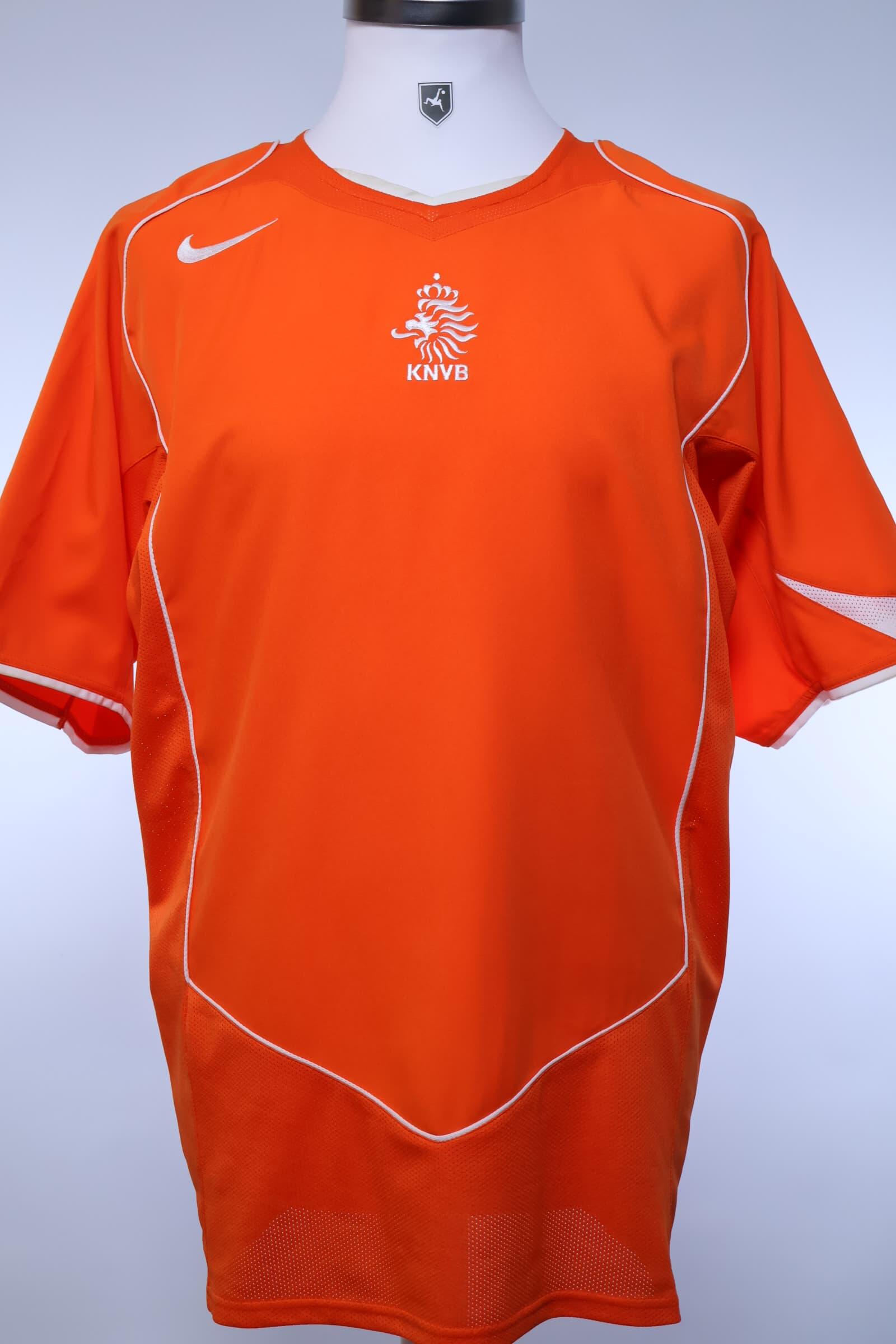 Netherlands 2004/06 Home Shirt - L- FRONT