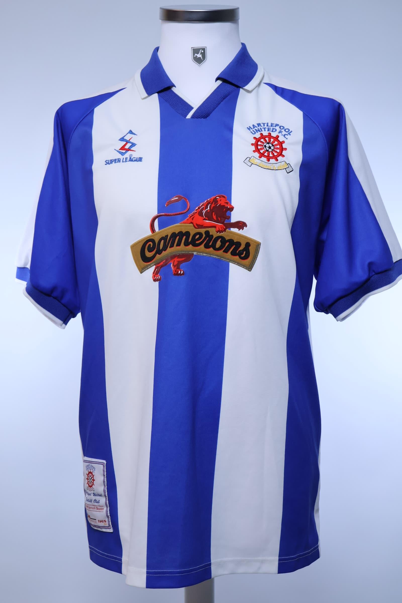 Hartlepool 1999/00 Home Shirt - M- FRONT