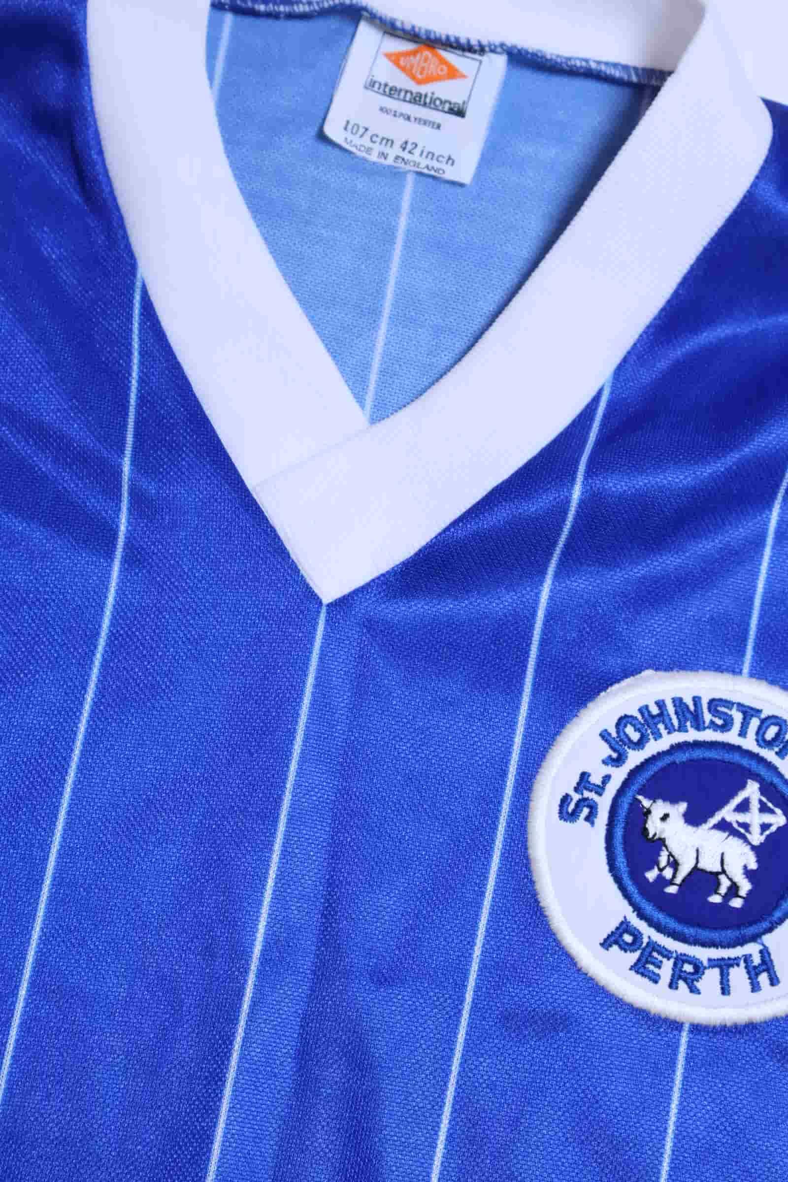 St.Johnstone 1982/86 Home Shirt - M- TAGS