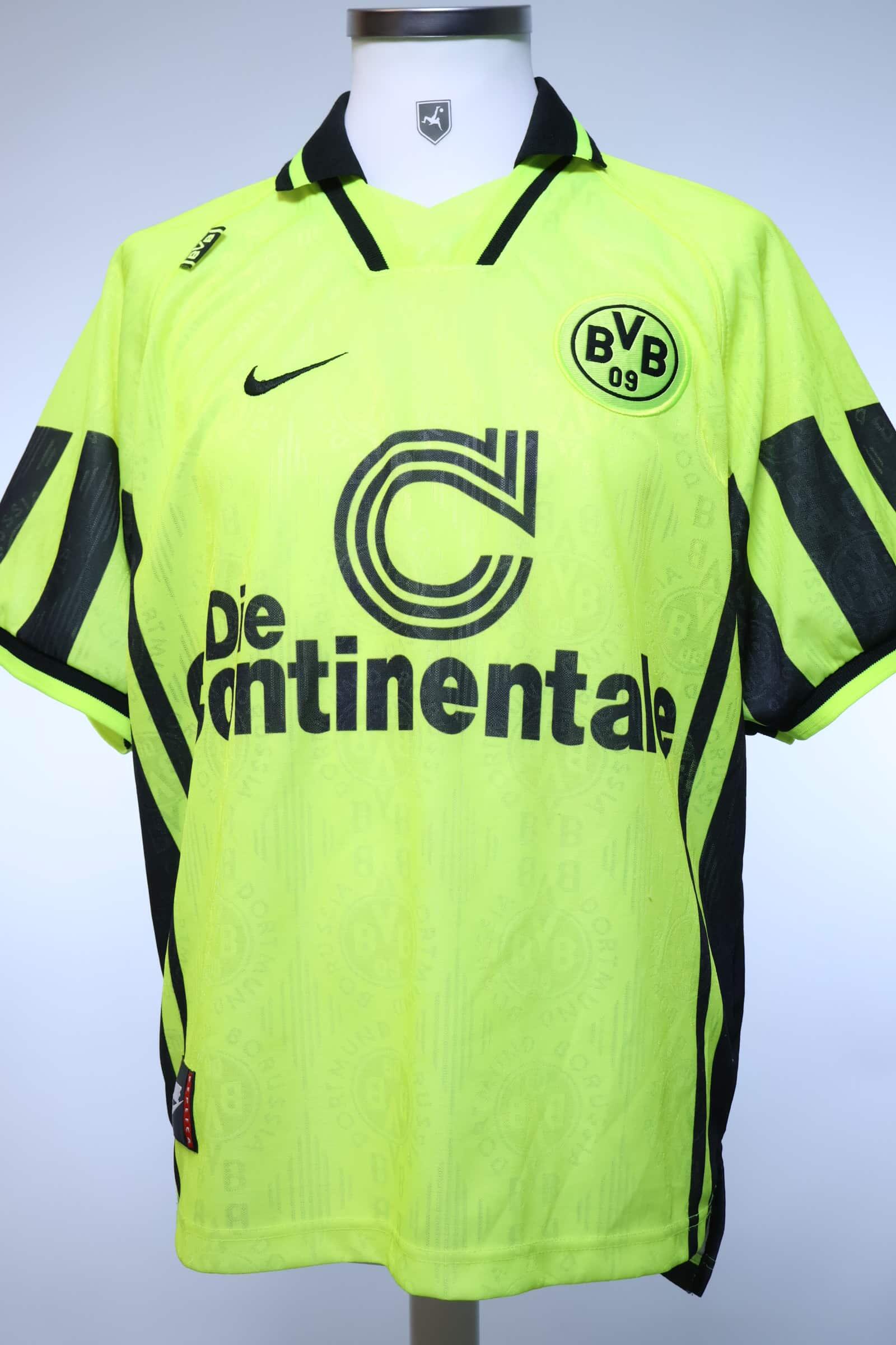 Borussia Dortmund 1996/97 Home Shirt - L- FRONT
