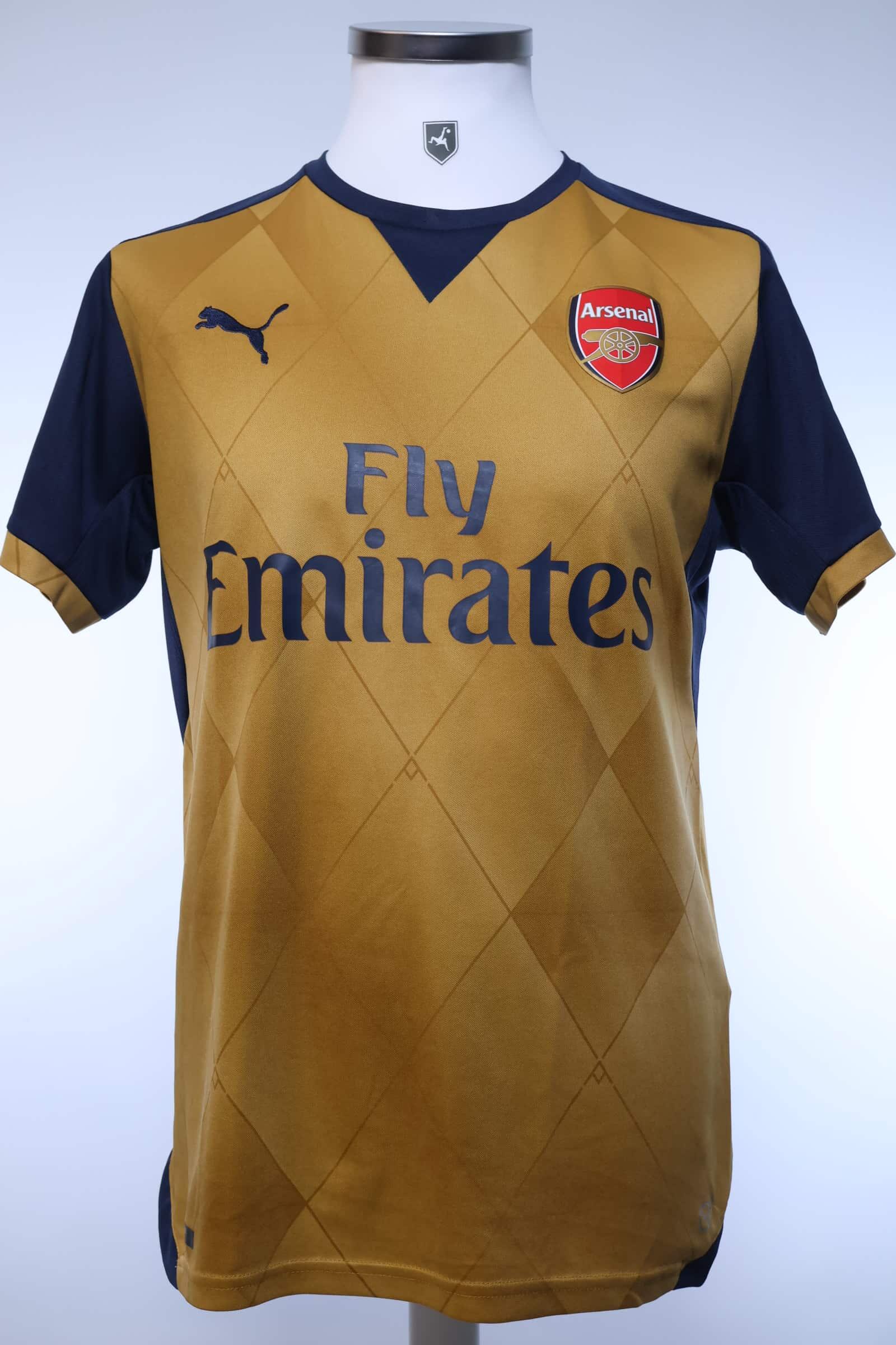 Arsenal 2015/16 Away Shirt - M- FRONT