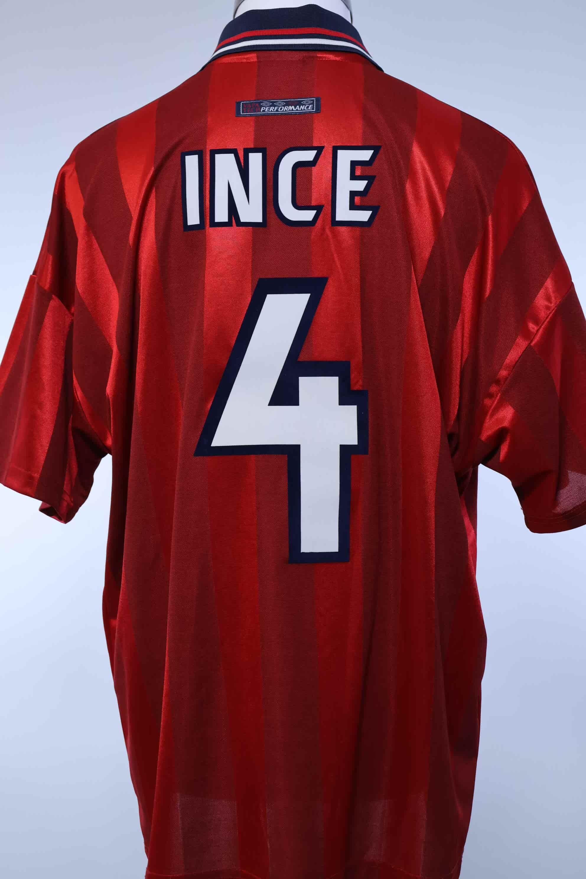 England Ince #4 1997/99 Away Shirt - XL- BACK