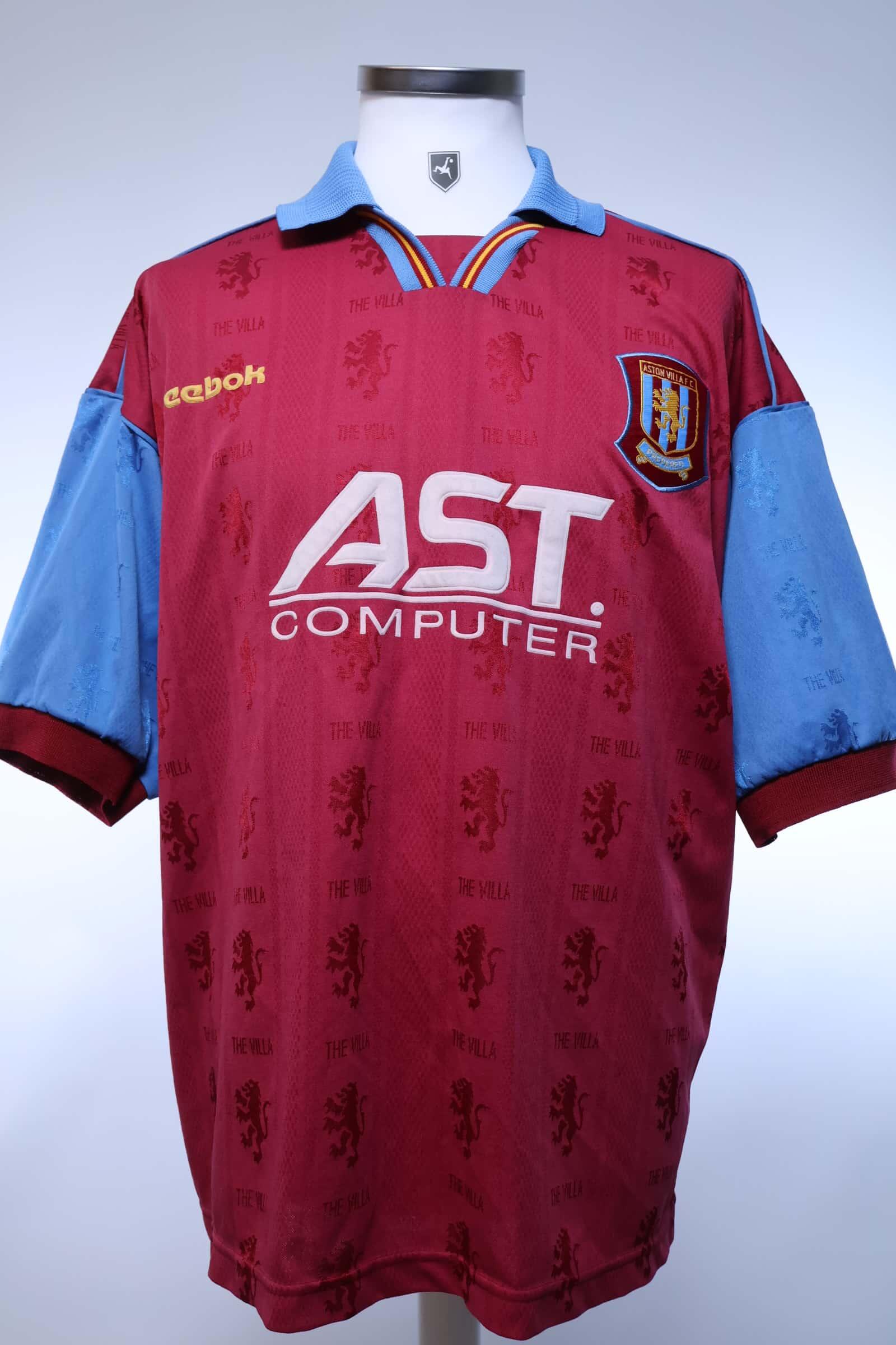 Aston Villa 1995/96 Full Kit - XL- FRONT