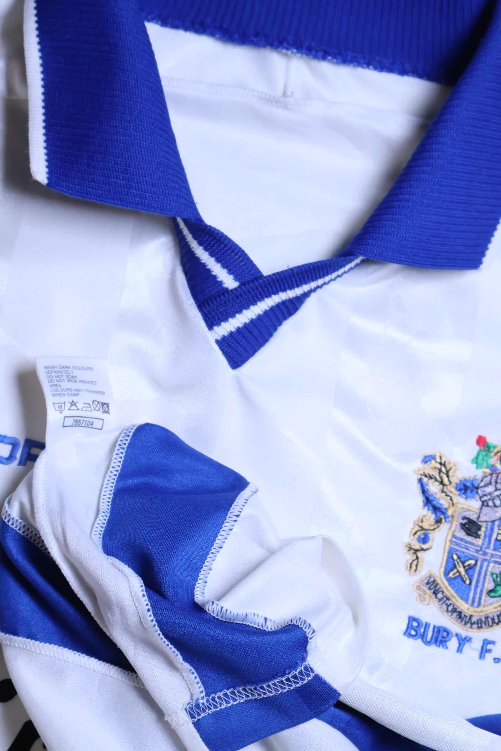 Bury F.C 1999/01 Home Shirt - M