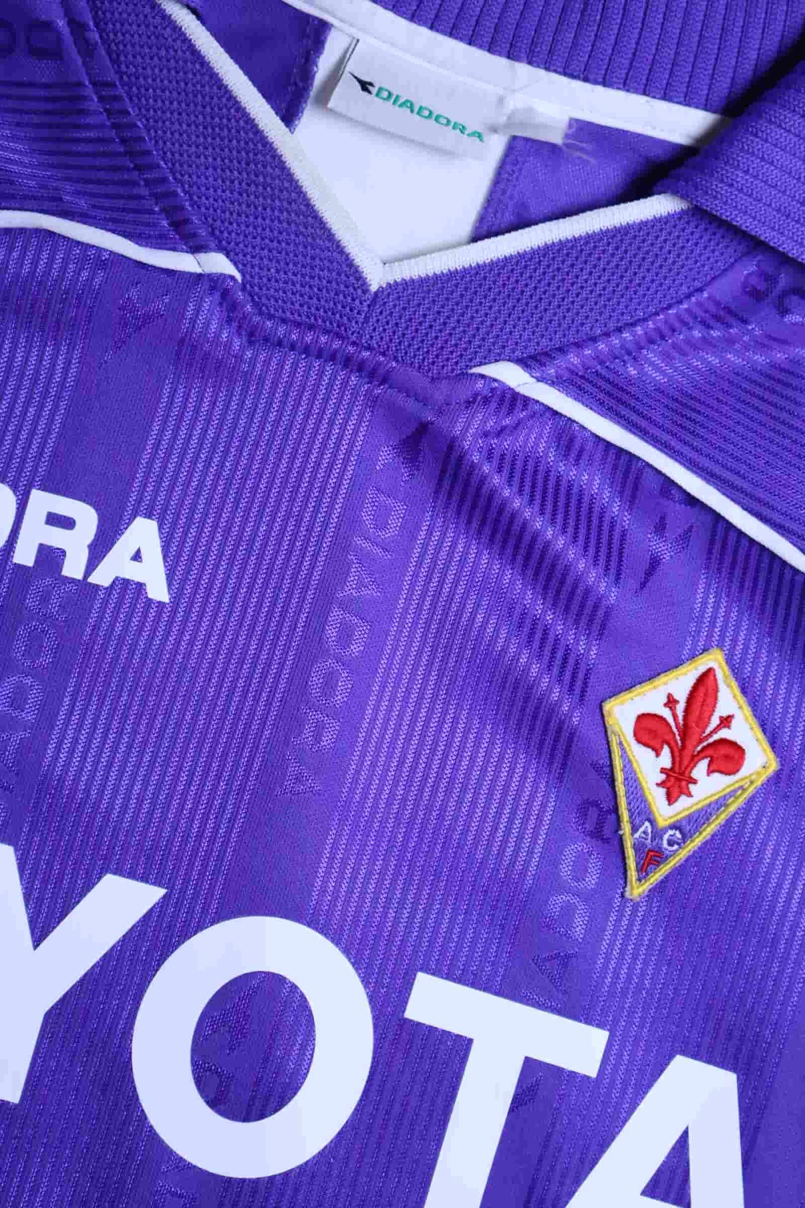 Fiorentina Rui Costa #10 2000/01 Home Shirt - XL