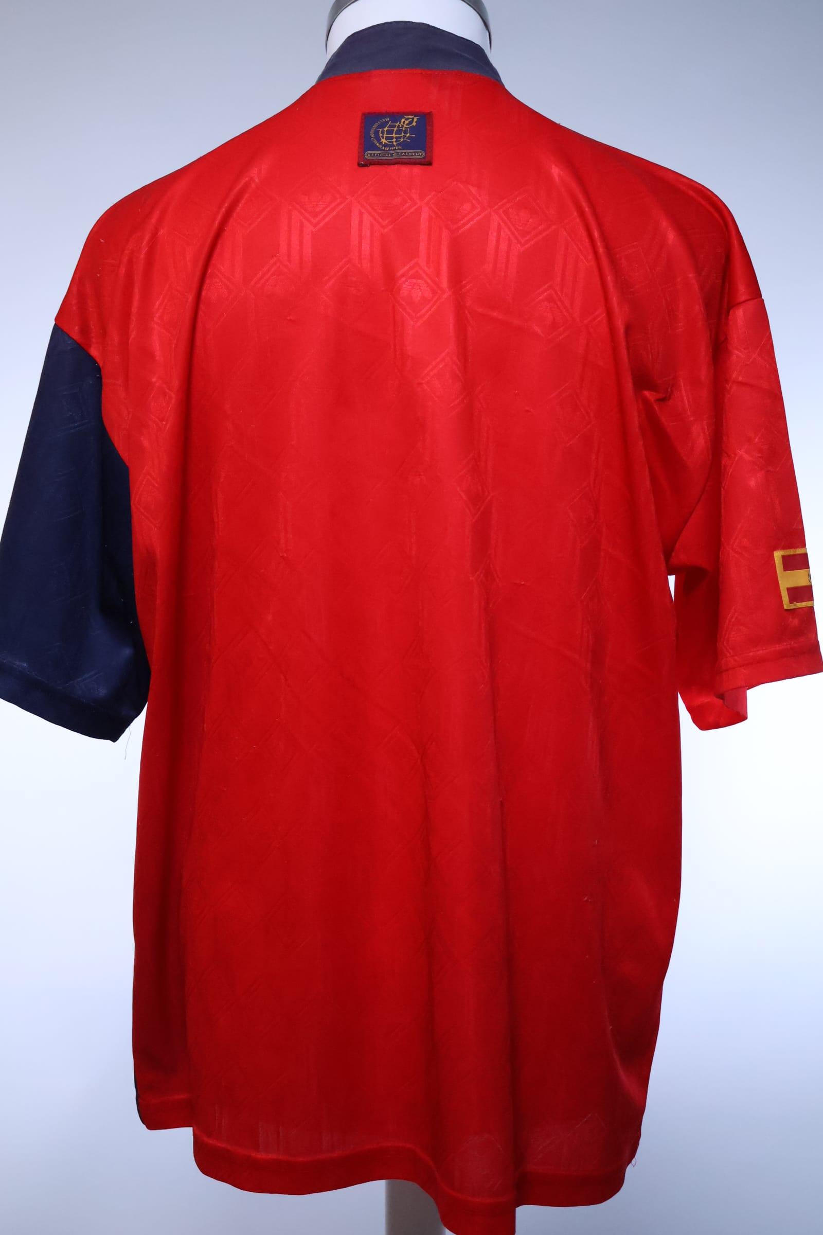 Spain 1996/98 Home Shirt - XL- BACK