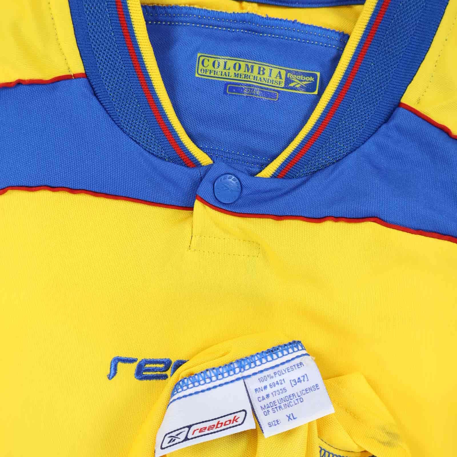 Colombia Asprilla #11 2001/03 Home Shirt - XL
