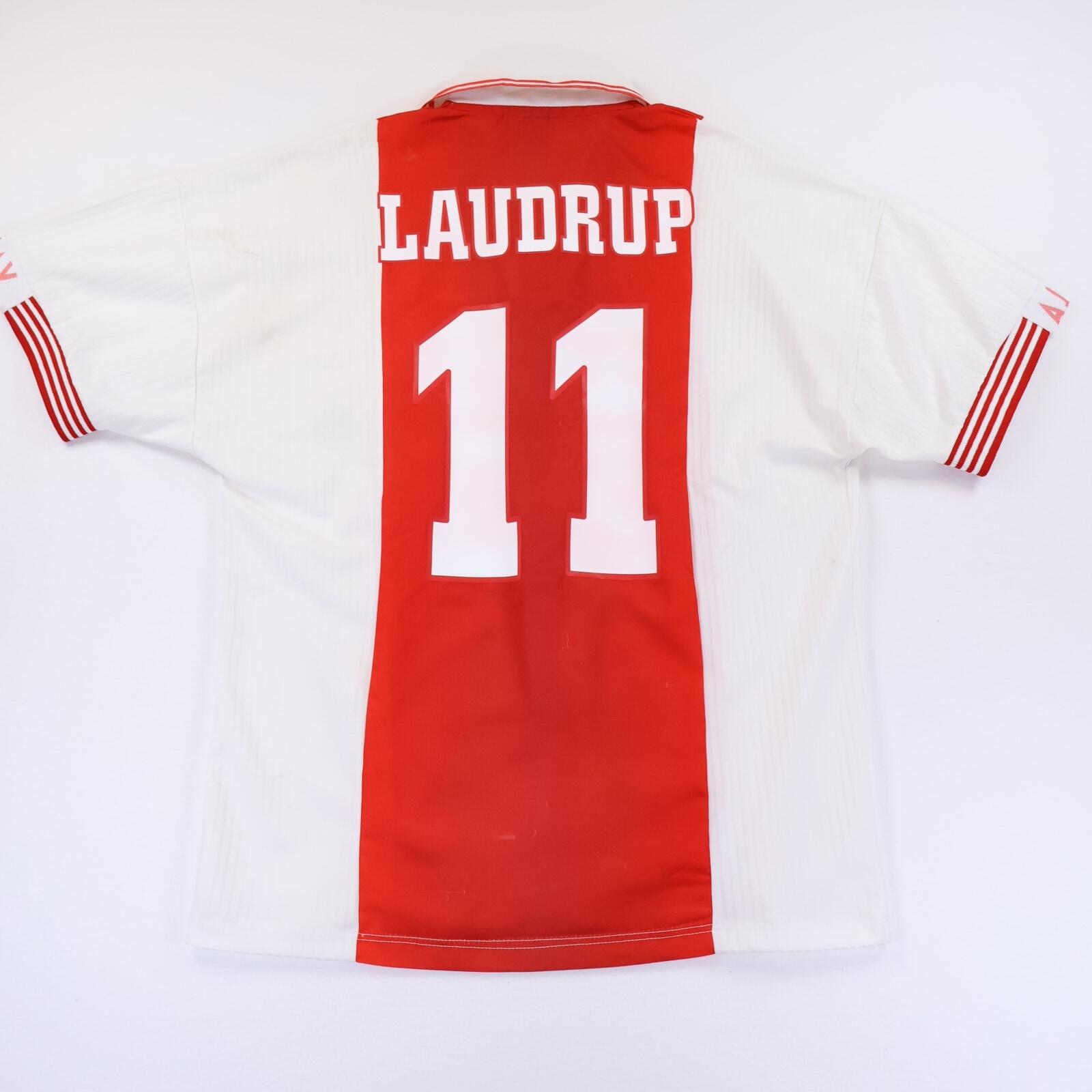 Ajax Laudrup #11 1997/98 Home Shirt - L- BACK