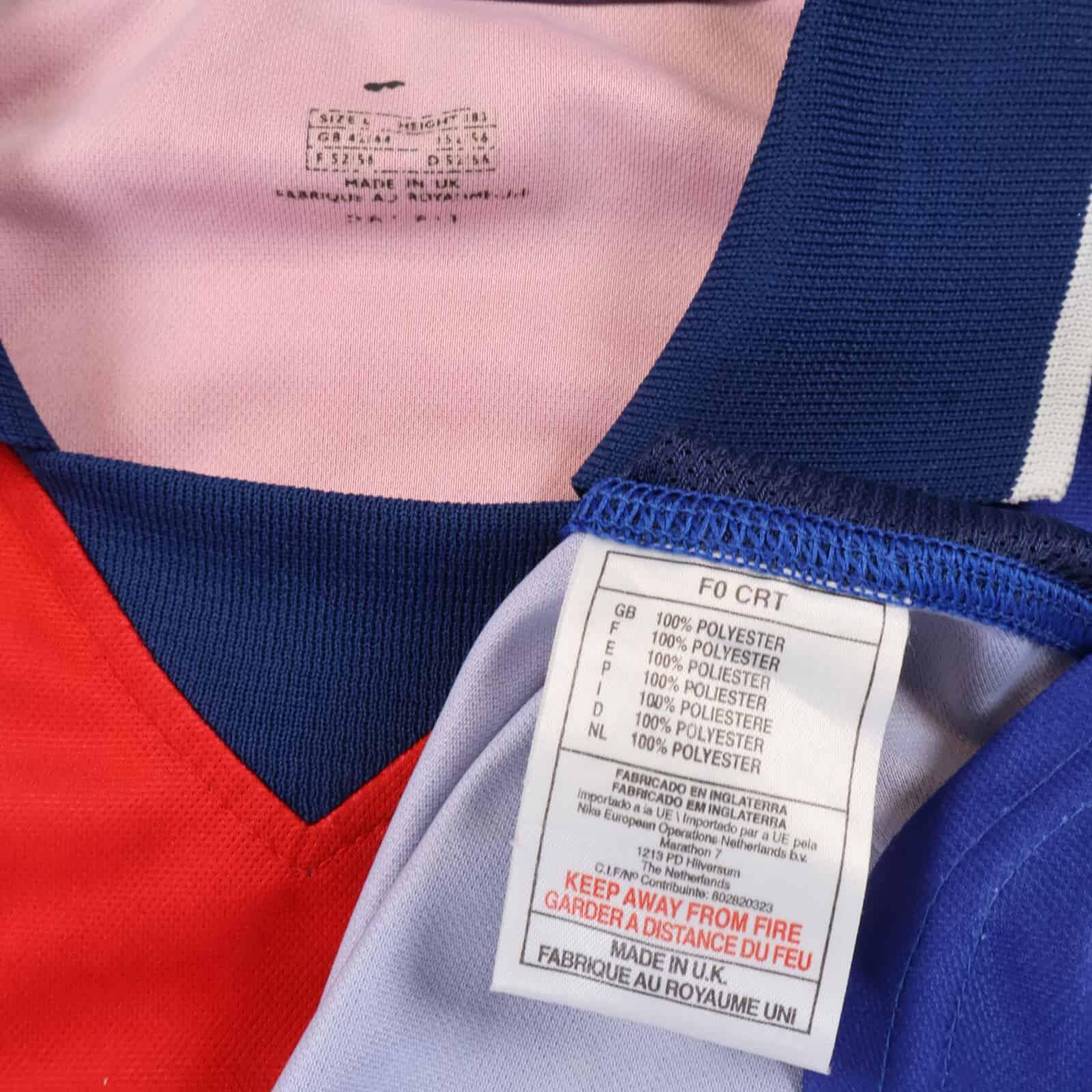 Paris Saint-Germain F.C 2000/01 Home Shirt - L- TAGS