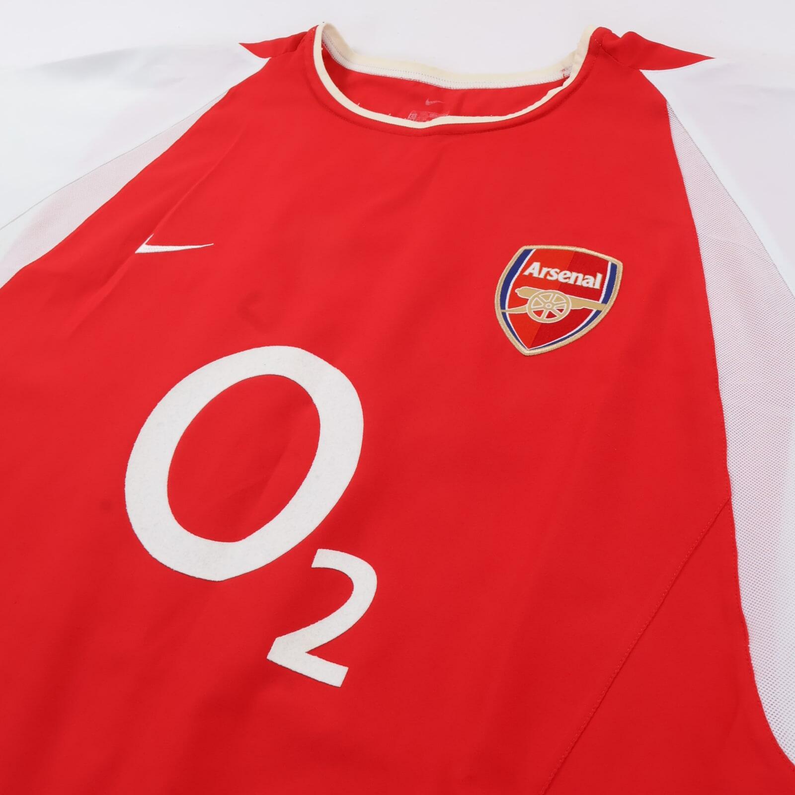 Arsenal Henry #14 2002/04 Home Shirt - XL- TAGS