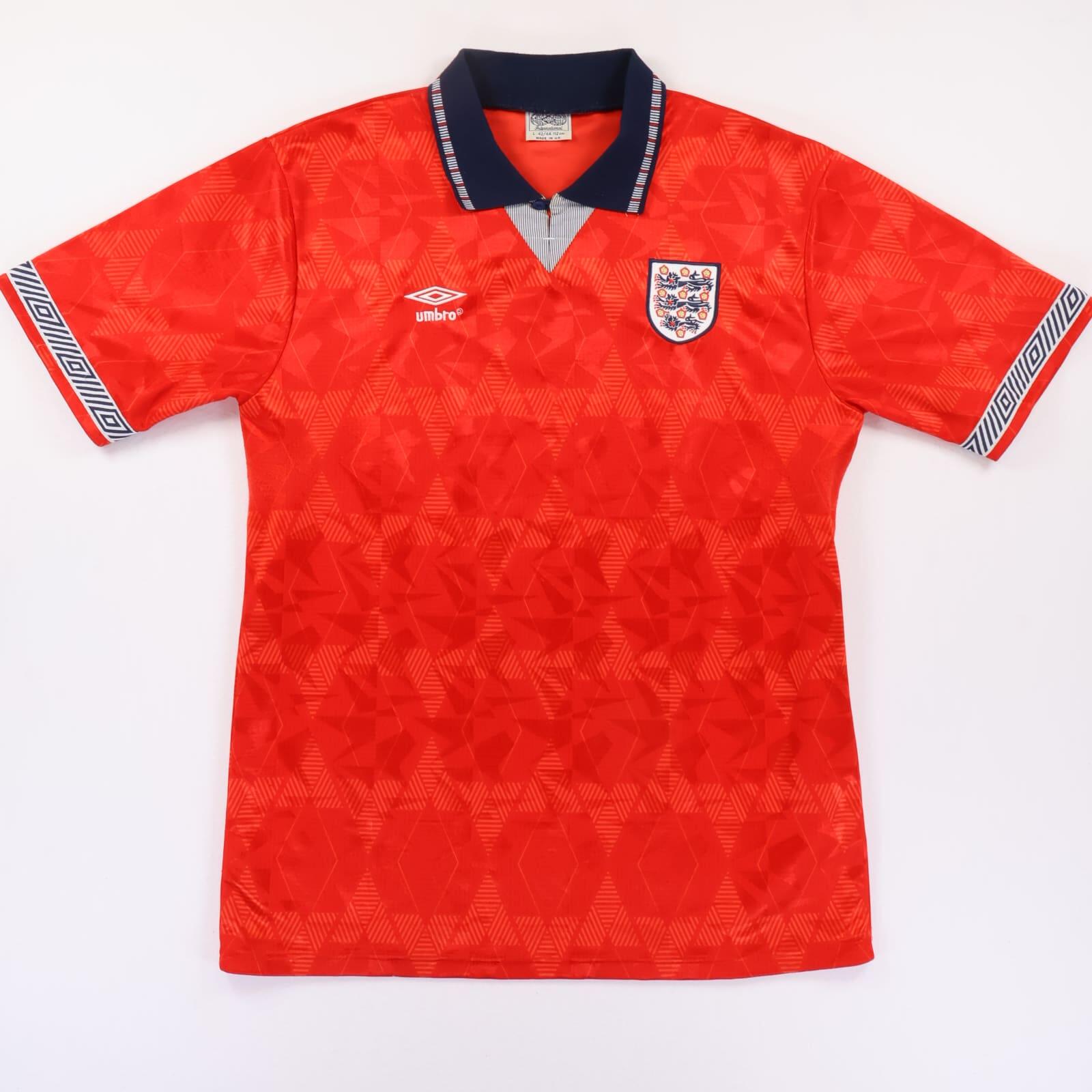 England 1990/93 Away Shirt - Player Issue - L- BACK