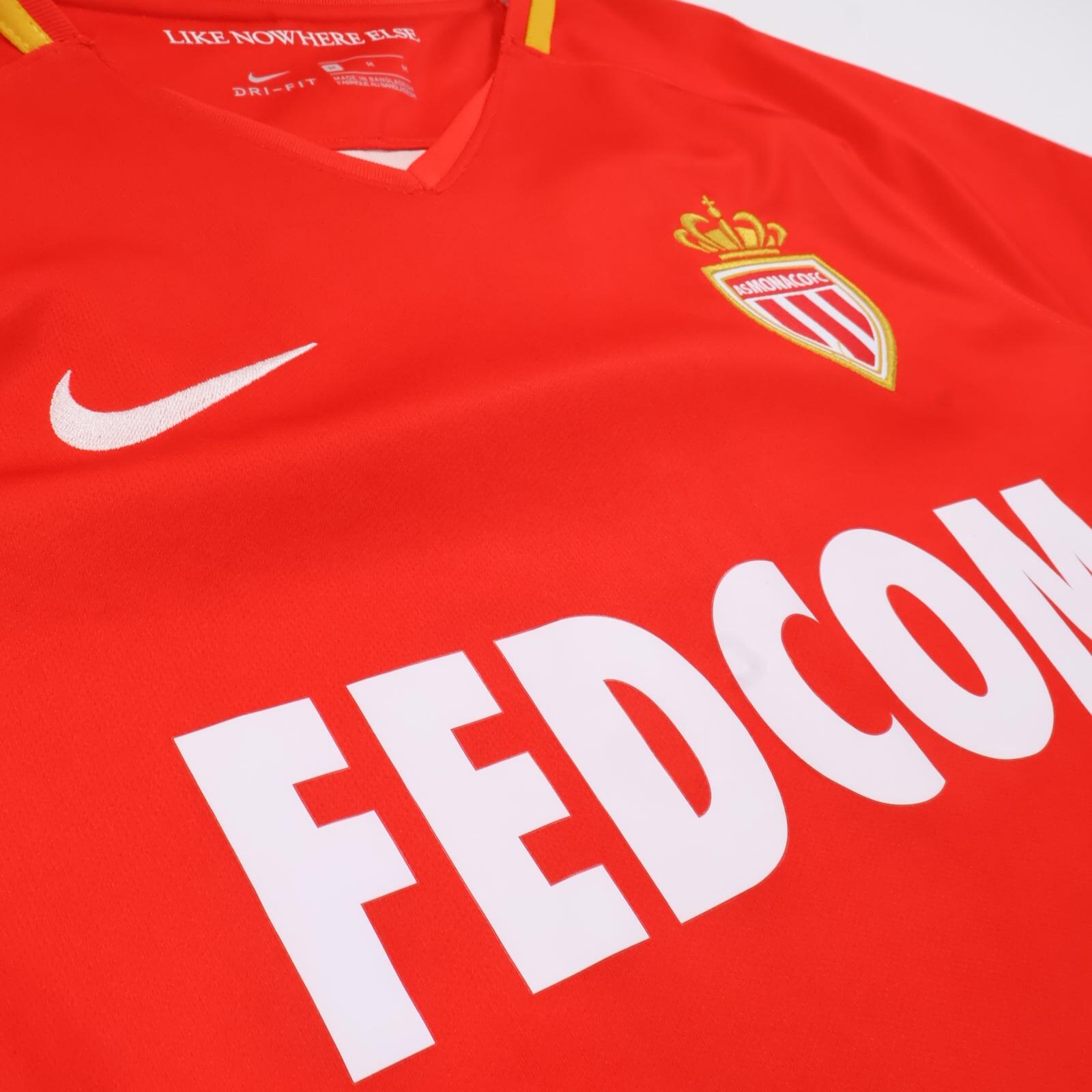 As Monaco 2017/18 Home Shirt - M- TAGS