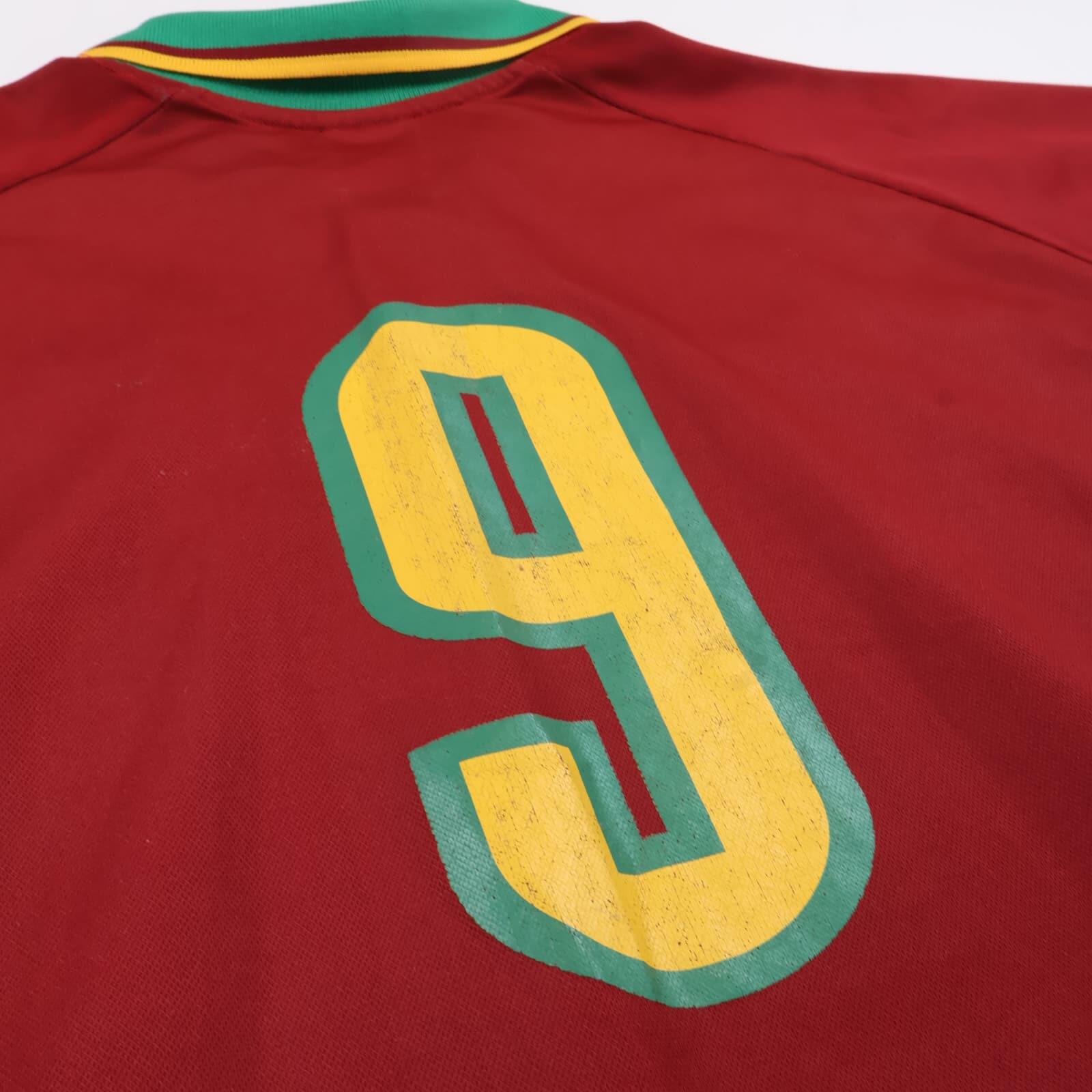Portugal #9 1997/98 Home Shirt - Match Issue - L- TAGS