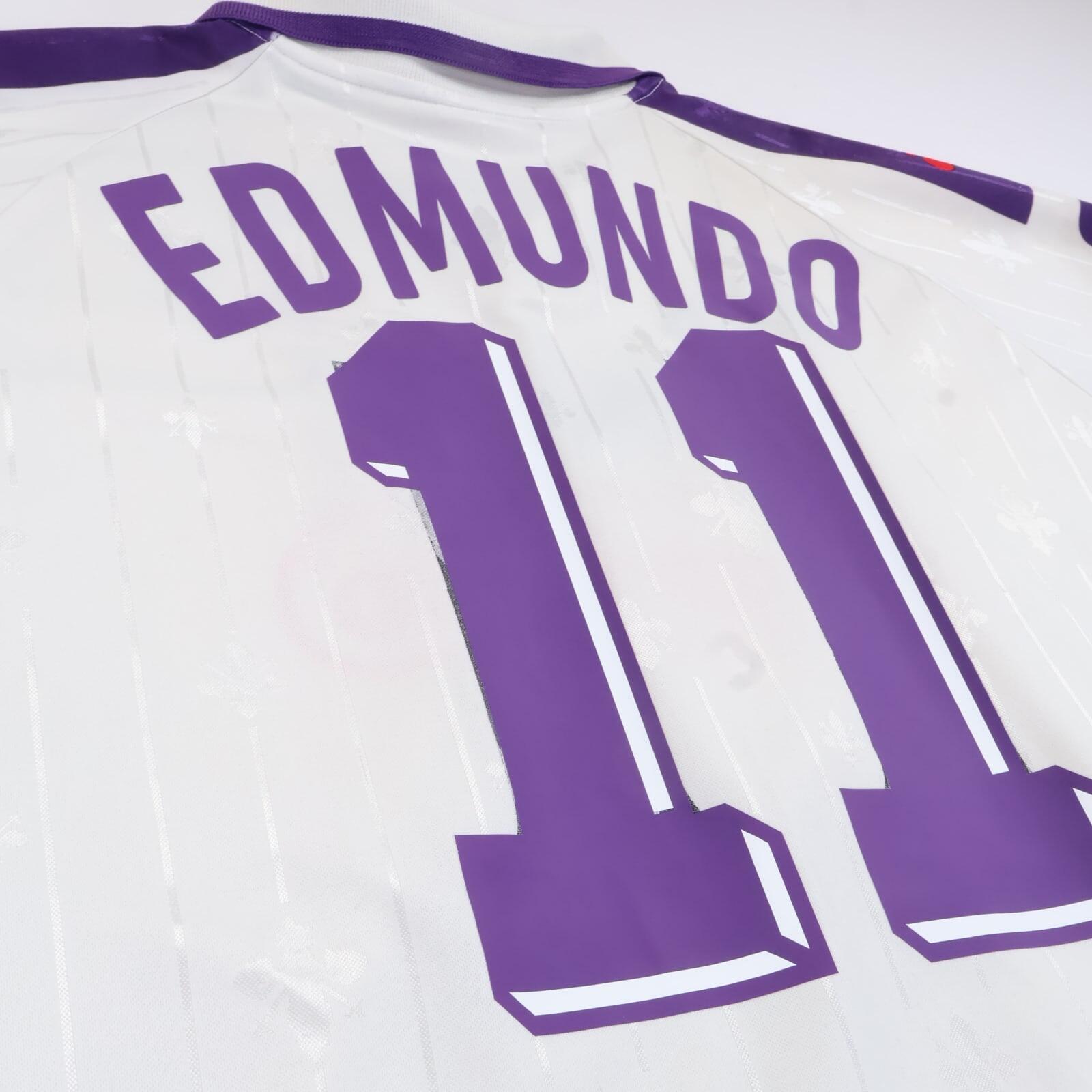 Fiorentina Edmundo #11 1997/98 Away Pro Shirt - XL- TAGS
