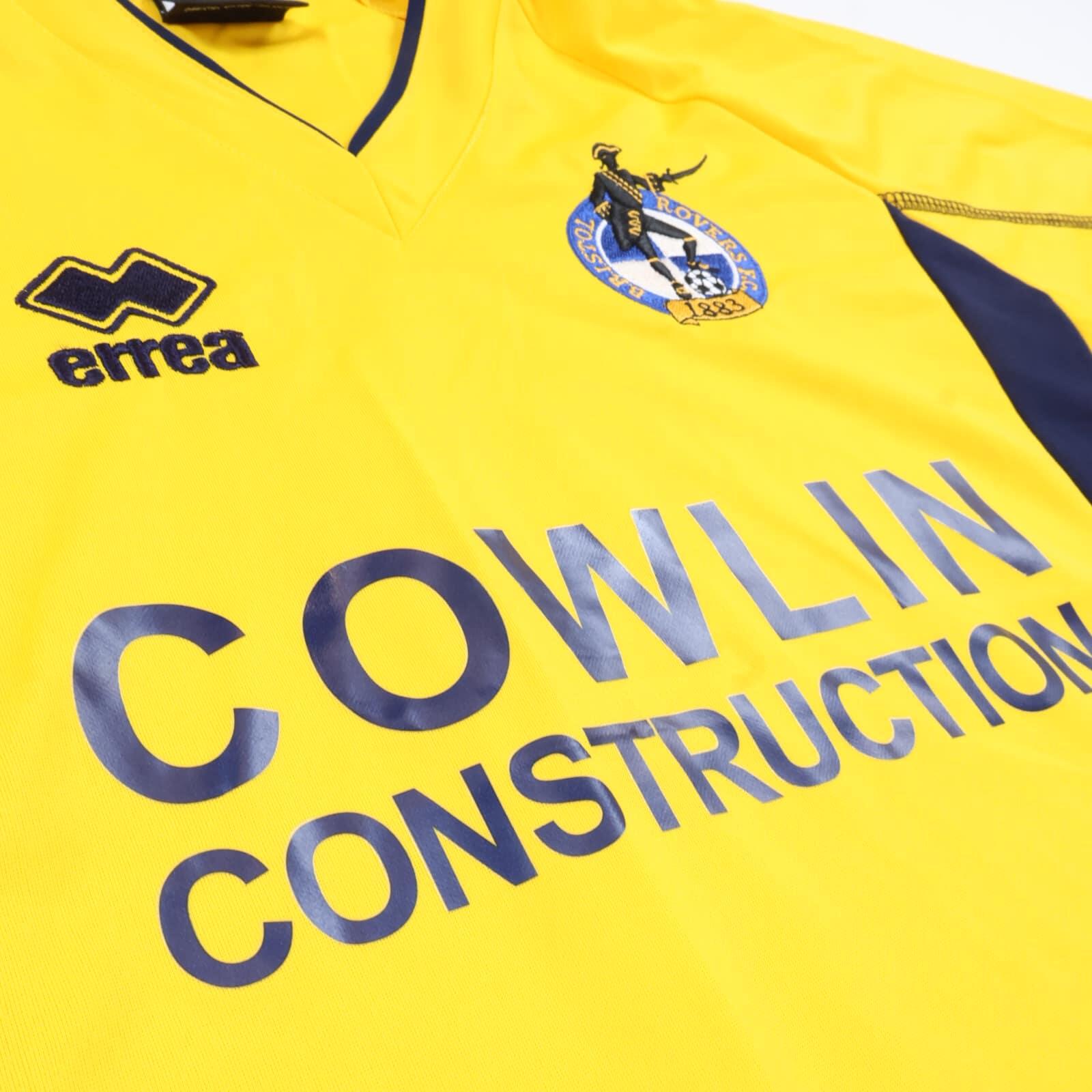 Bristol Rovers 2005/08 Away Shirt - L- BACK