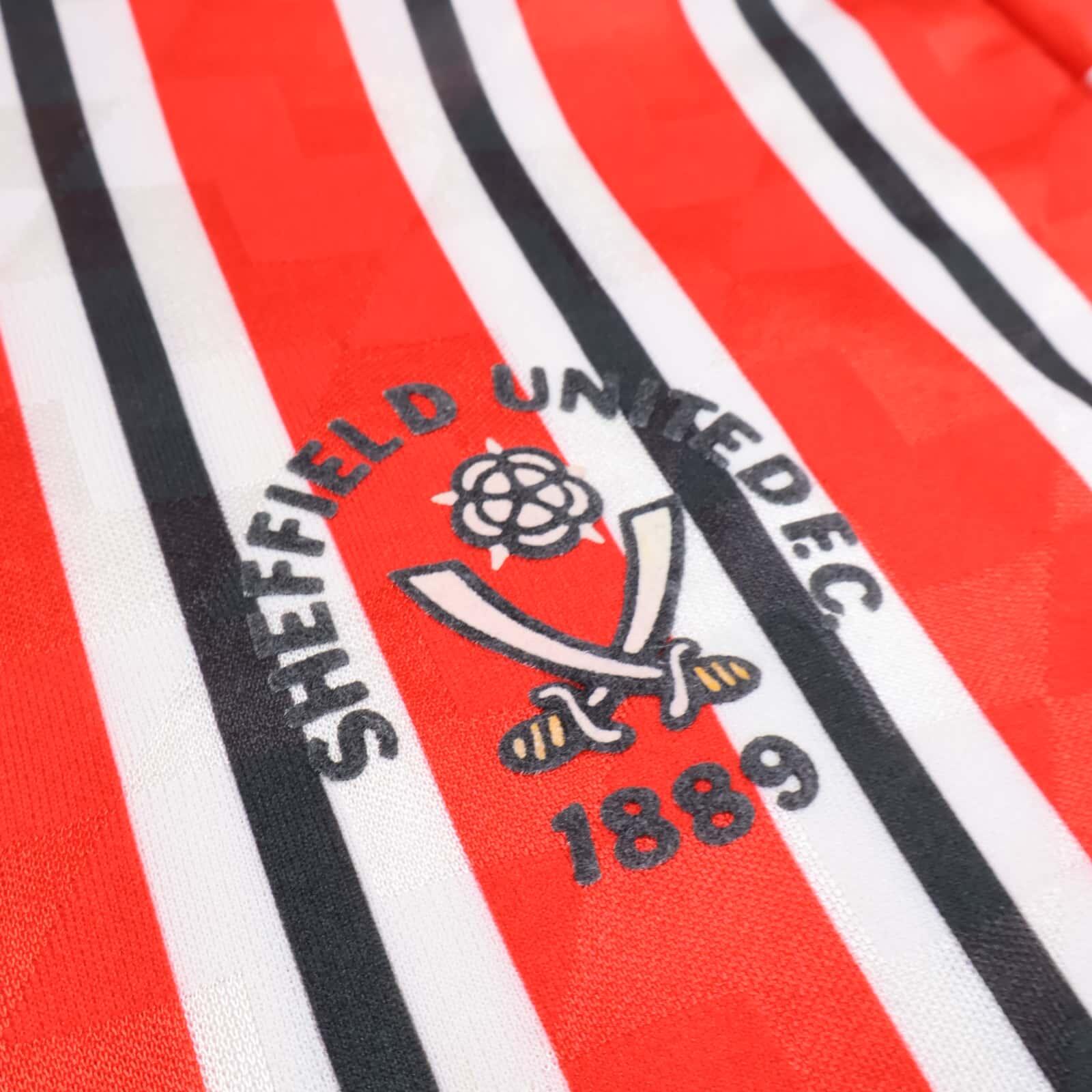 Sheffield United F.C 1990/92 Home Shirt - XL- BACK