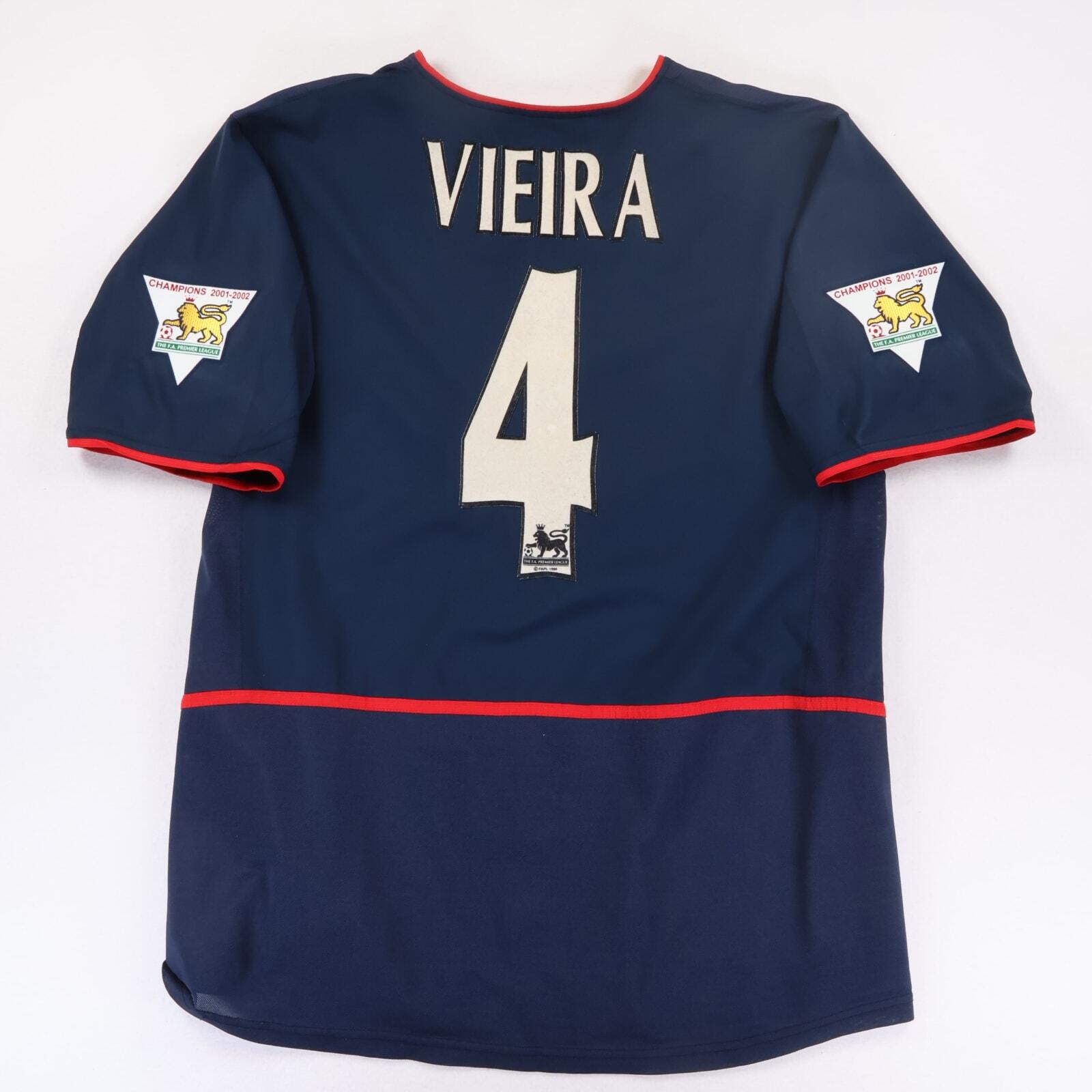 Arsenal Vieira #4 2002/04 Away Shirt - XL- FRONT