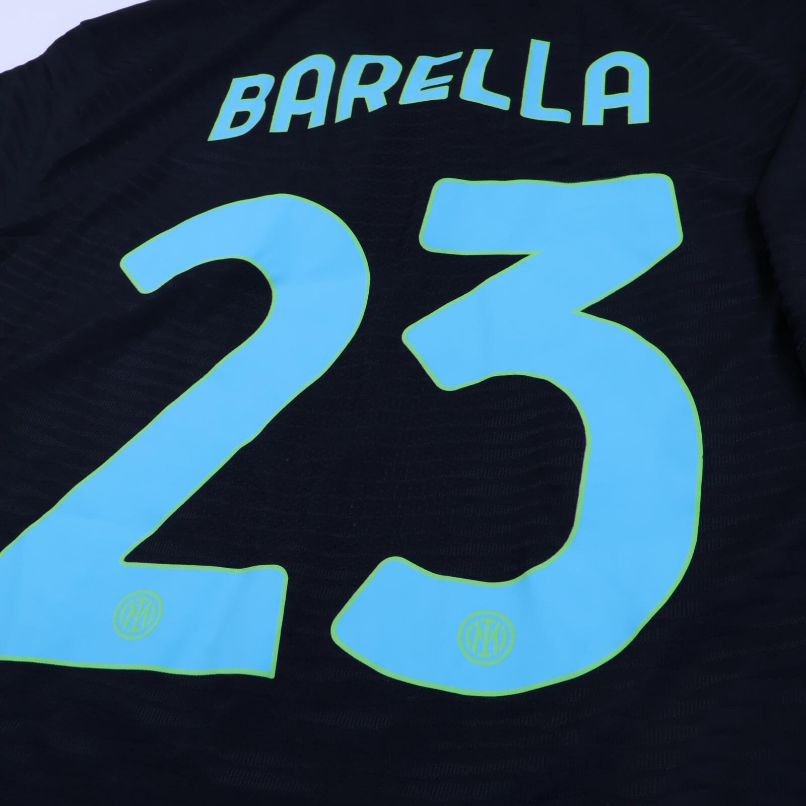 Inter Milan Barella #23 2021/22 Third Shirt - 2XL
