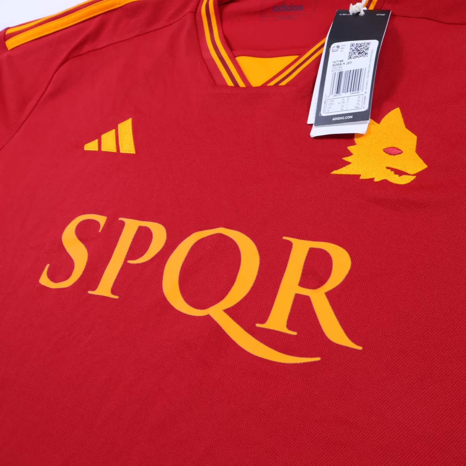 As Roma 2023/24 Home Shirt - XL- BACK