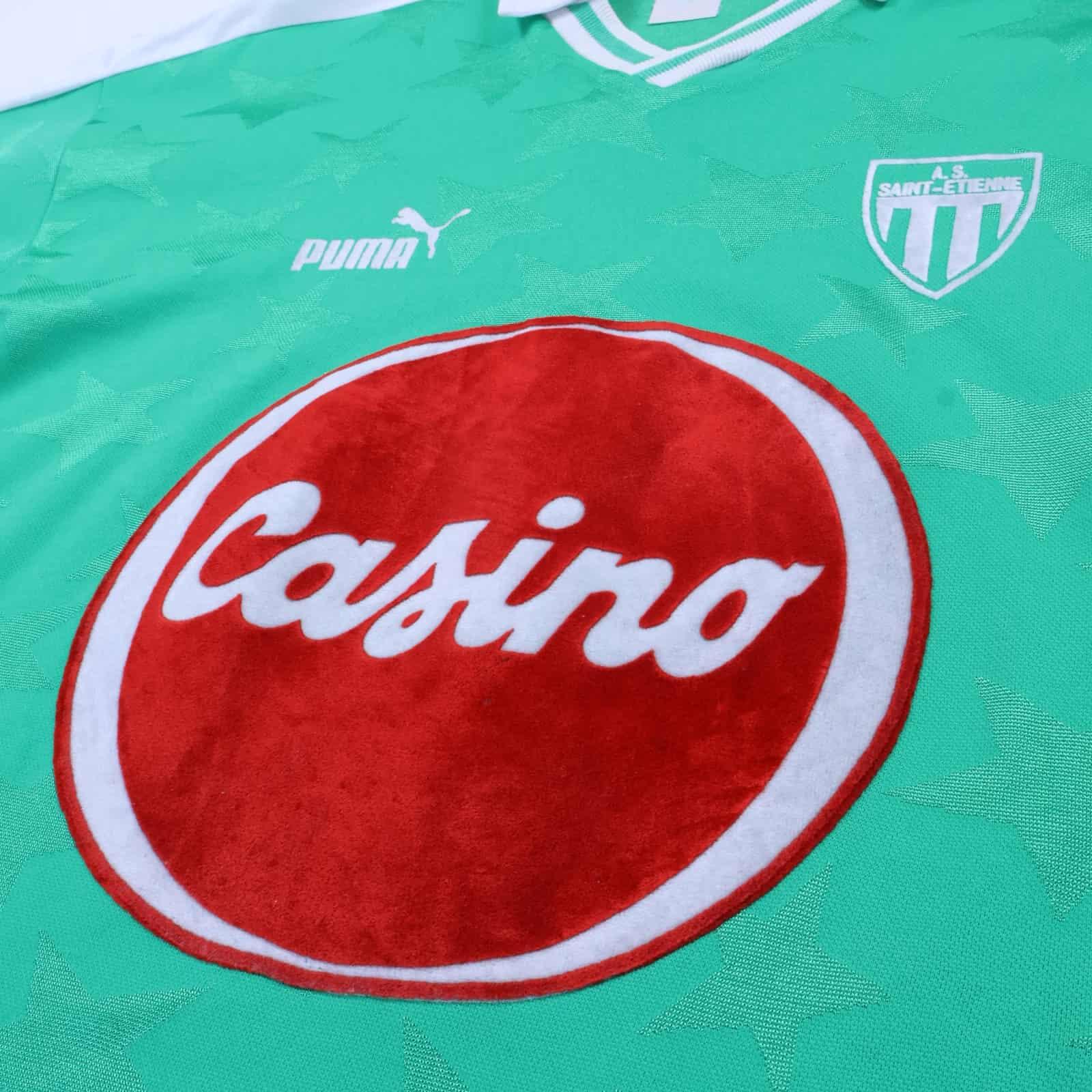 As Saint-Étienne 1991/92 Home Shirt - M- BACK