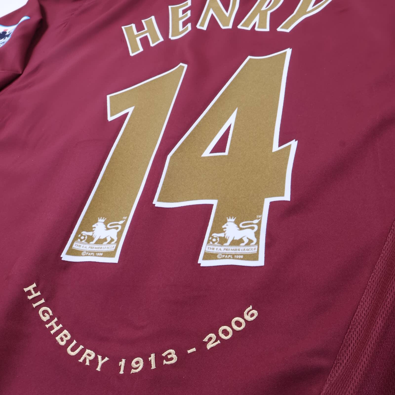 Arsenal Henry #14 2005/06 Home Shirt - XL