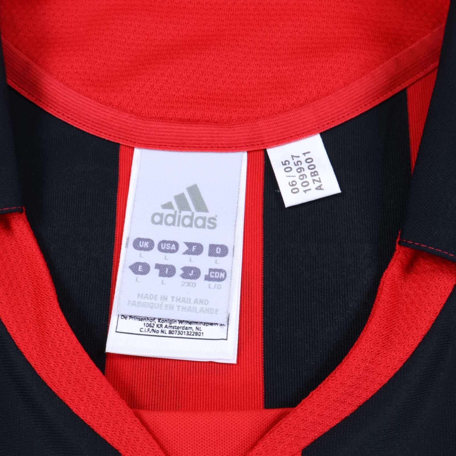 Ac Milan Nesta #13 2005/06 Home Shirt - L