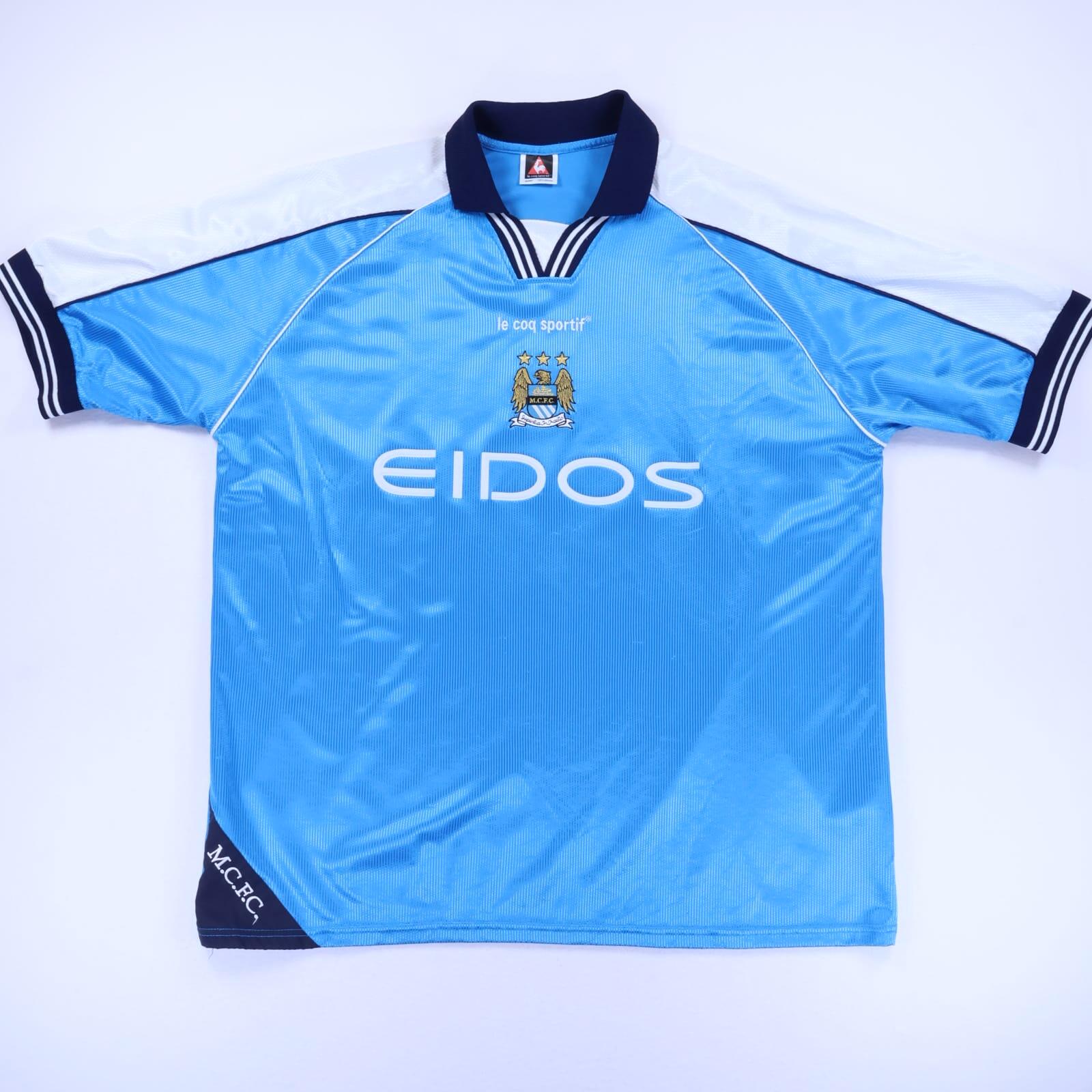 Manchester City Wanchope #23 1999/01 Home Shirt - 2XL- BACK