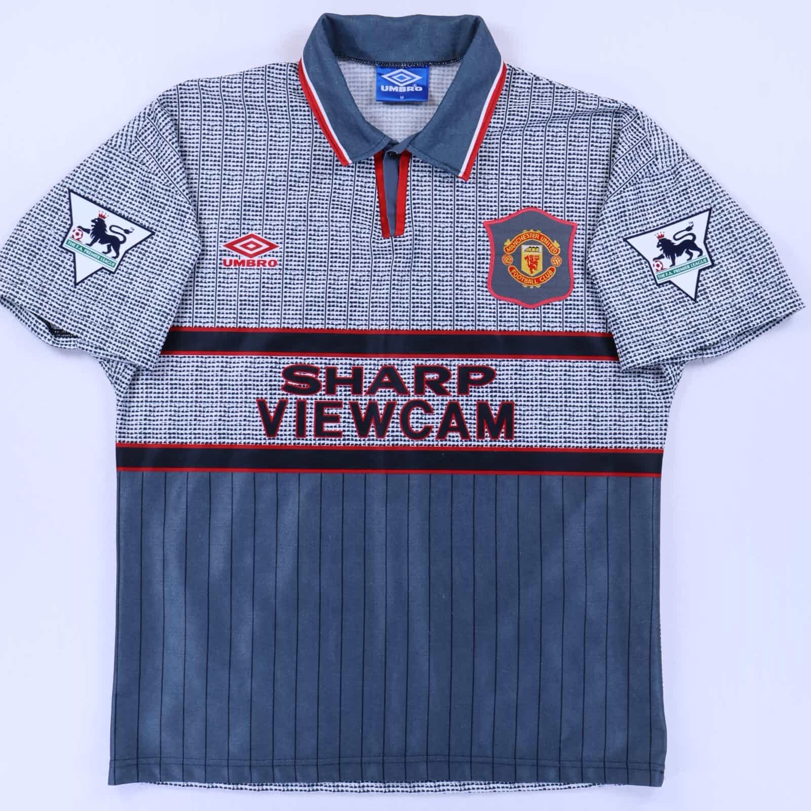 Manchester United Scholes #22 1995/96 Away Shirt - M- BACK