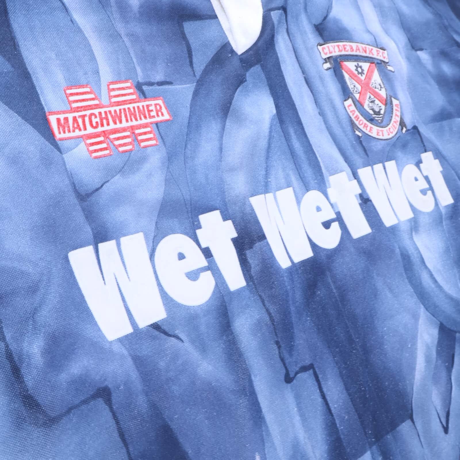 Clydebank Fc 1993/95 Third Shirt - XL- BACK