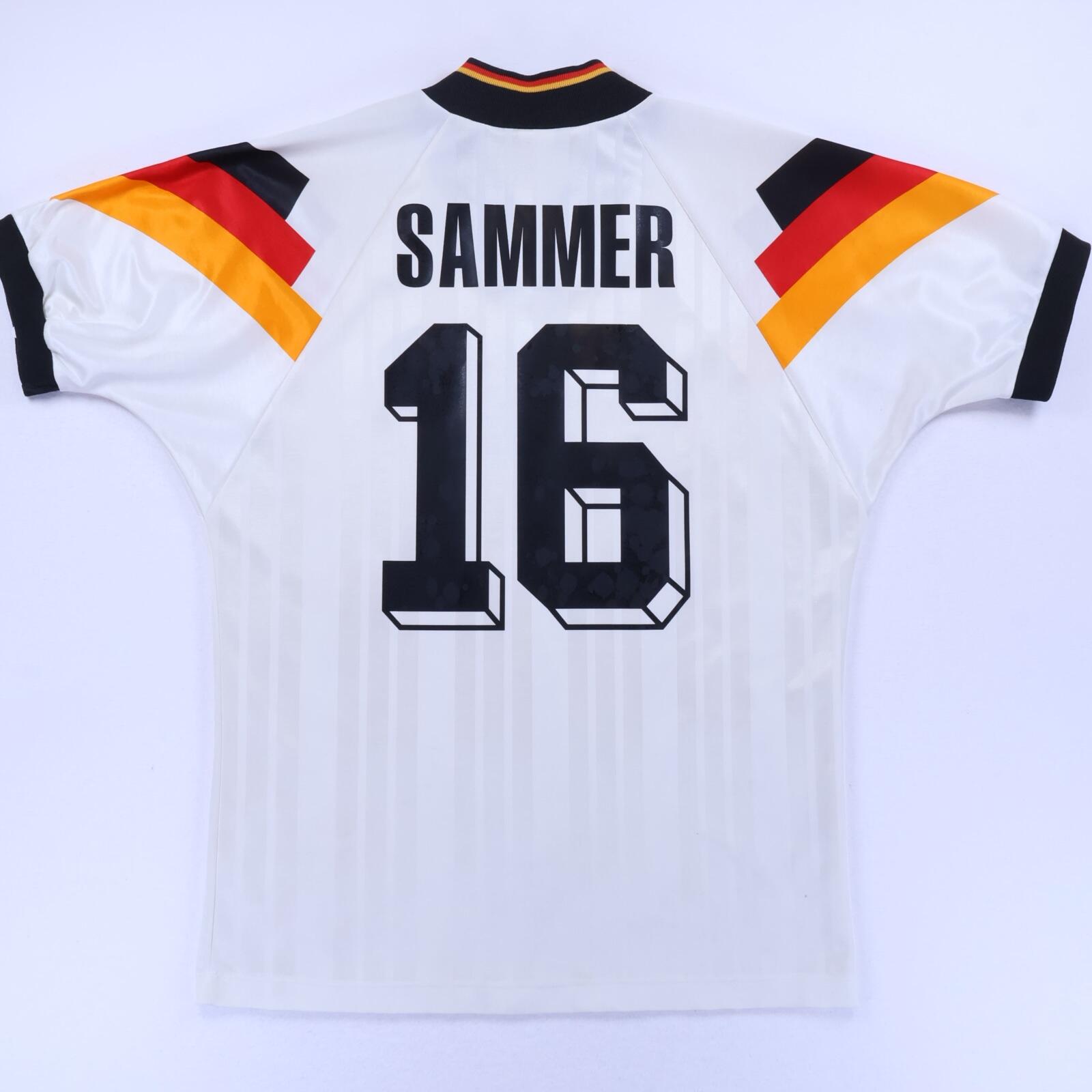 Germany Sammer #16 1992/94 Home Shirt - M- FRONT