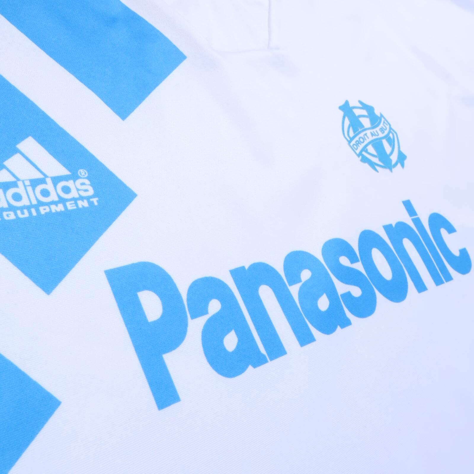 Marseille 1991/92 Home Shirt - M- BACK