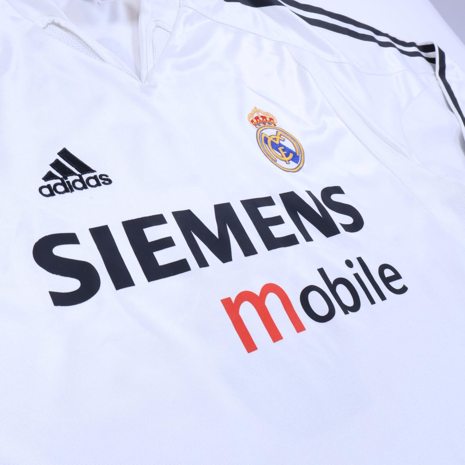 Real Madrid Zidane #5 2004/05 Home Shirt - L