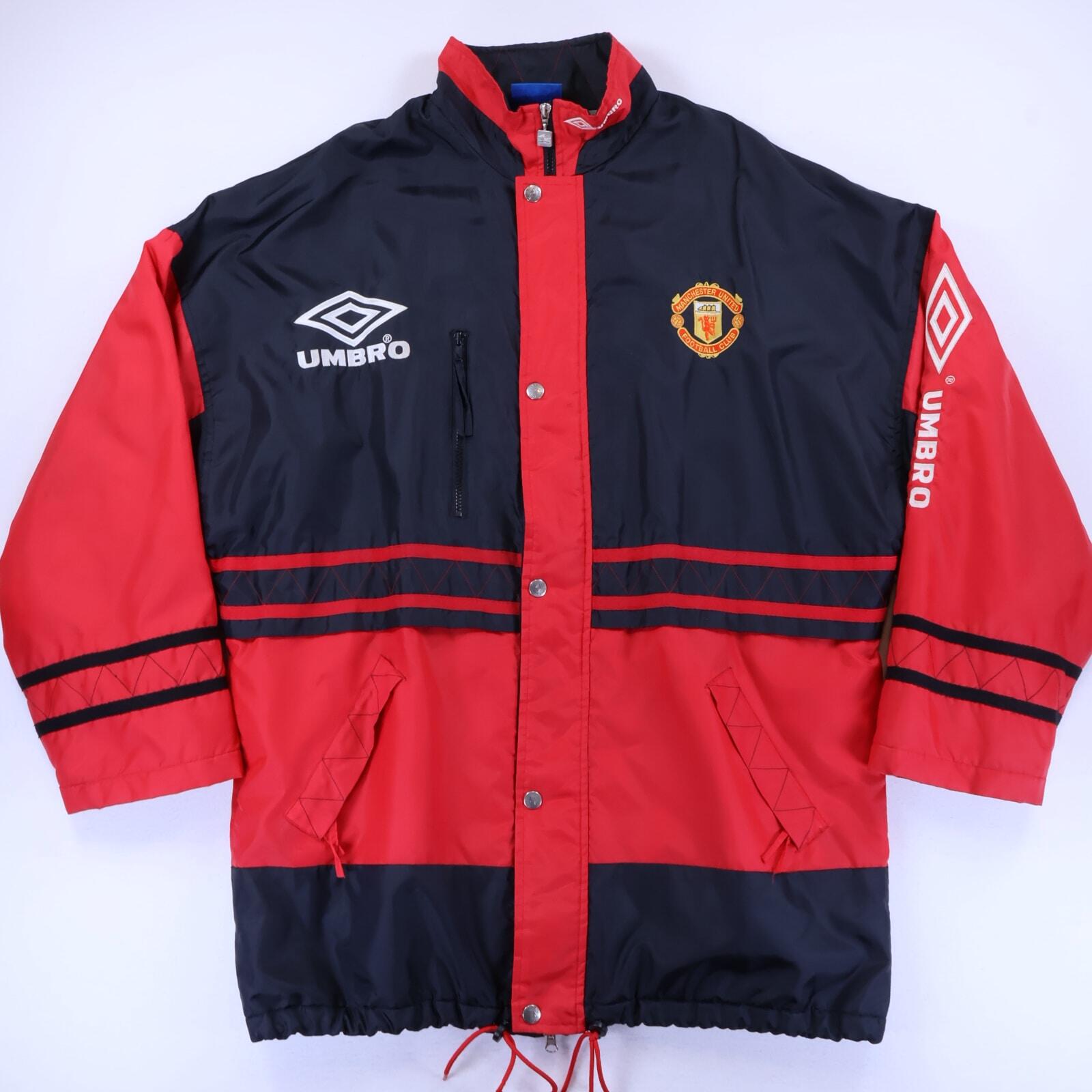 Manchester United 1993/95 Bench Coat - XL- FRONT