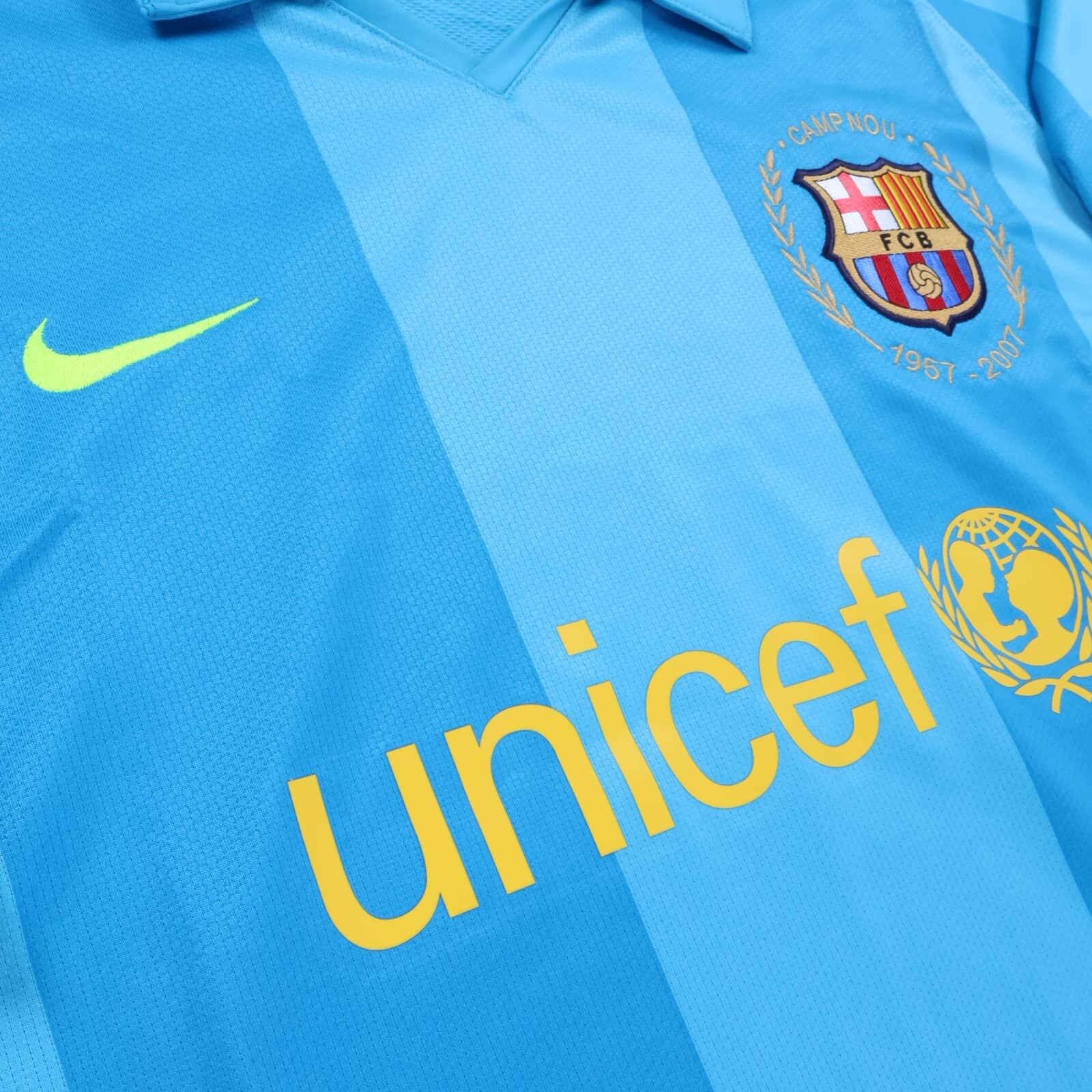 Barcelona 2007/08 Away Shirt - XL- BACK