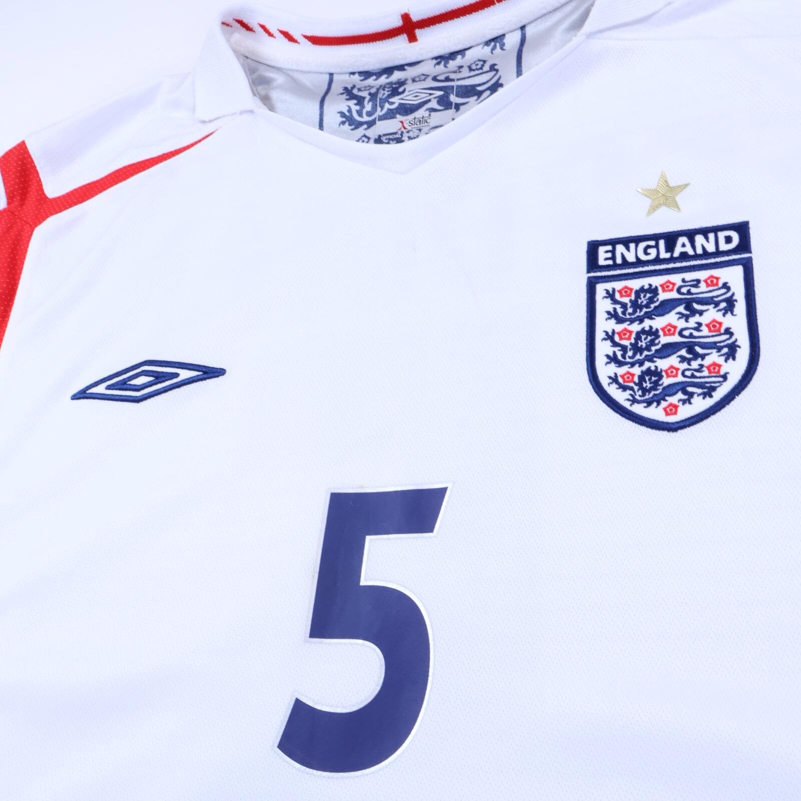 England Ferdinand #5 2005/07 Home Shirt - XL
