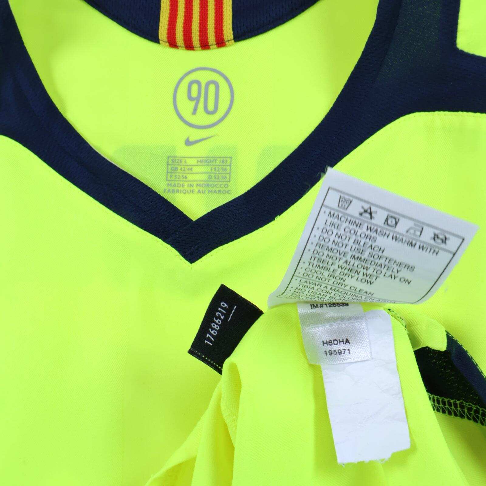 Barcelona Ronaldinho #10 2005/06 Away Shirt - L- TAGS