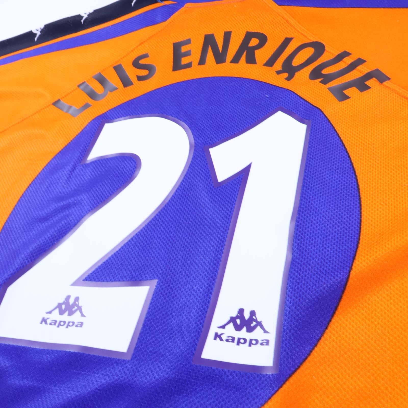 Barcelona Luis Enrique #21 1997/98 Away Shirt - L- TAGS