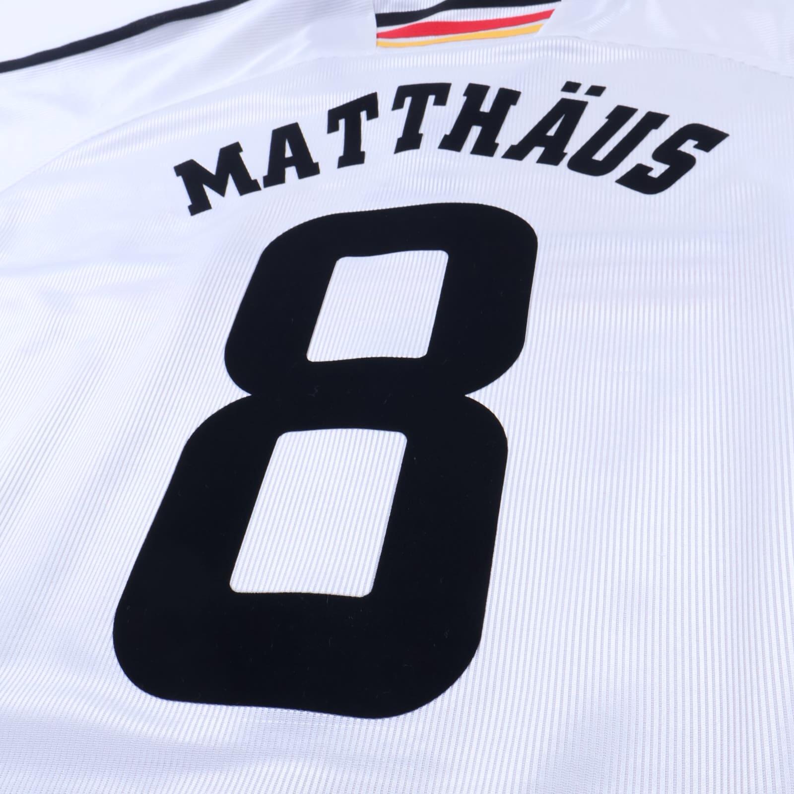 Germany Matthaus #8 1998/00 Home Shirt - XL- TAGS