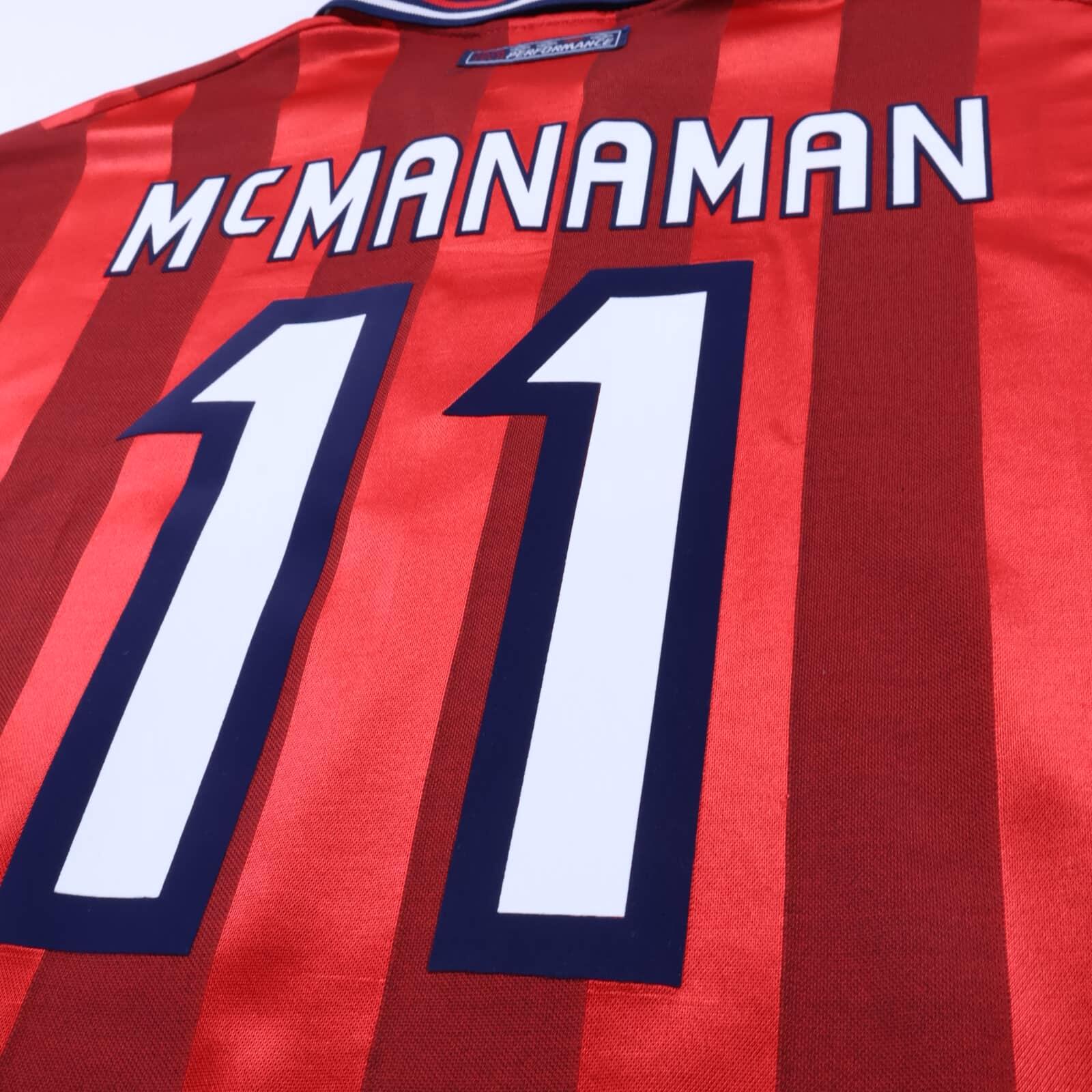 England Mcmanaman #11 1997/99 Away Shirt - XL- TAGS