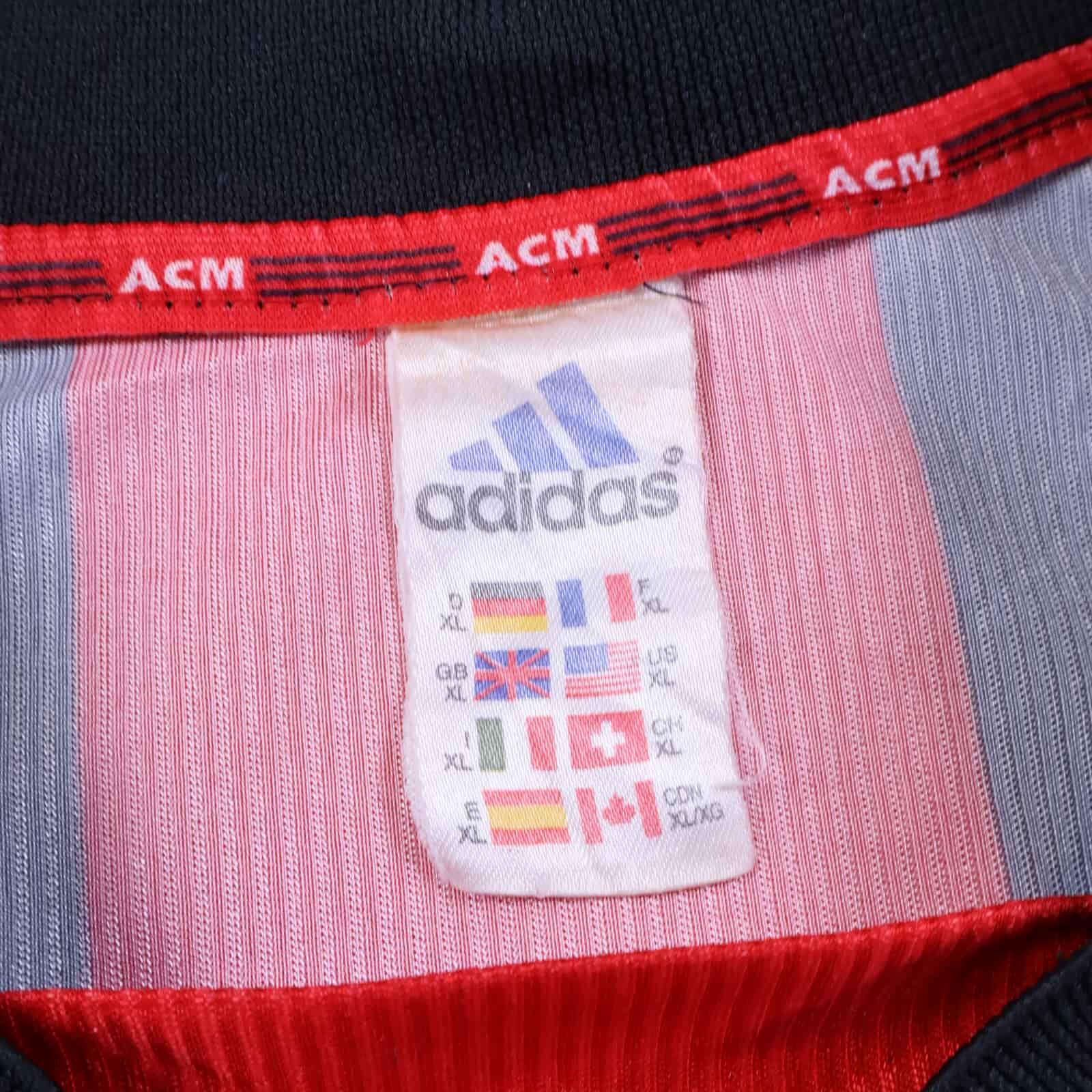 Ac Milan 1998/00 Home Shirt - XL- TAGS