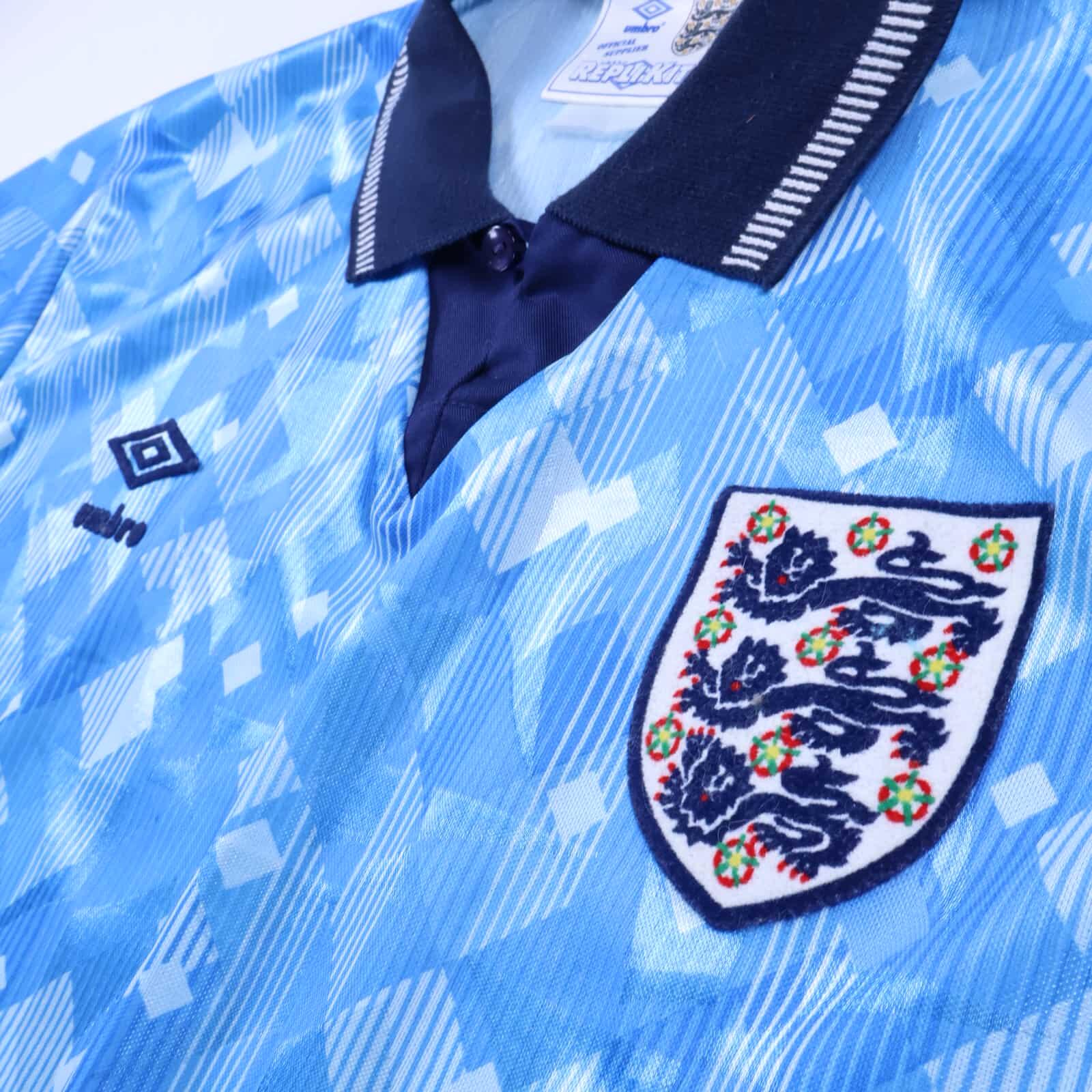 England 1990/92 Third Shirt - XL- BACK