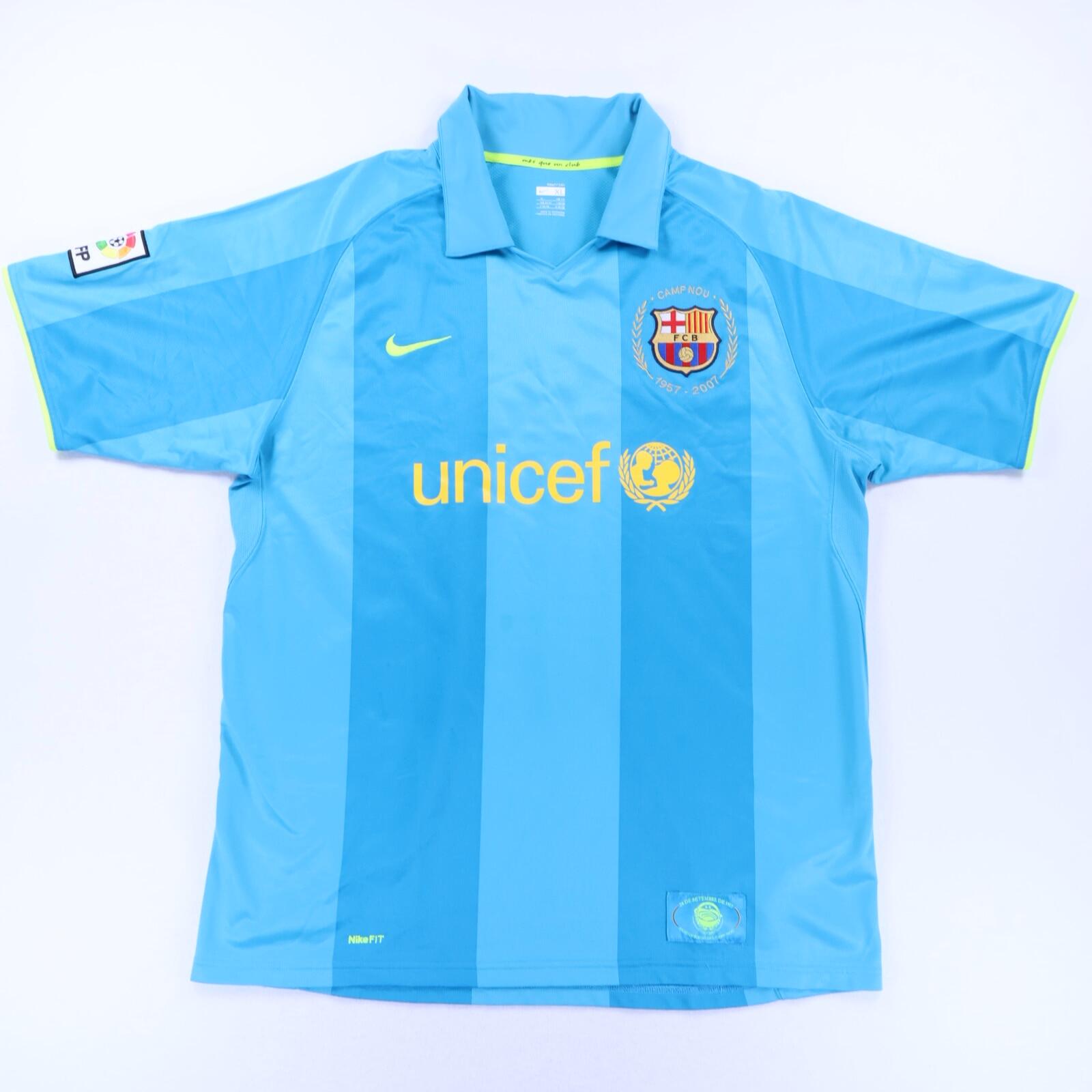 Barcelona Ronaldinho #10 2007/08 Away Shirt - XL- BACK
