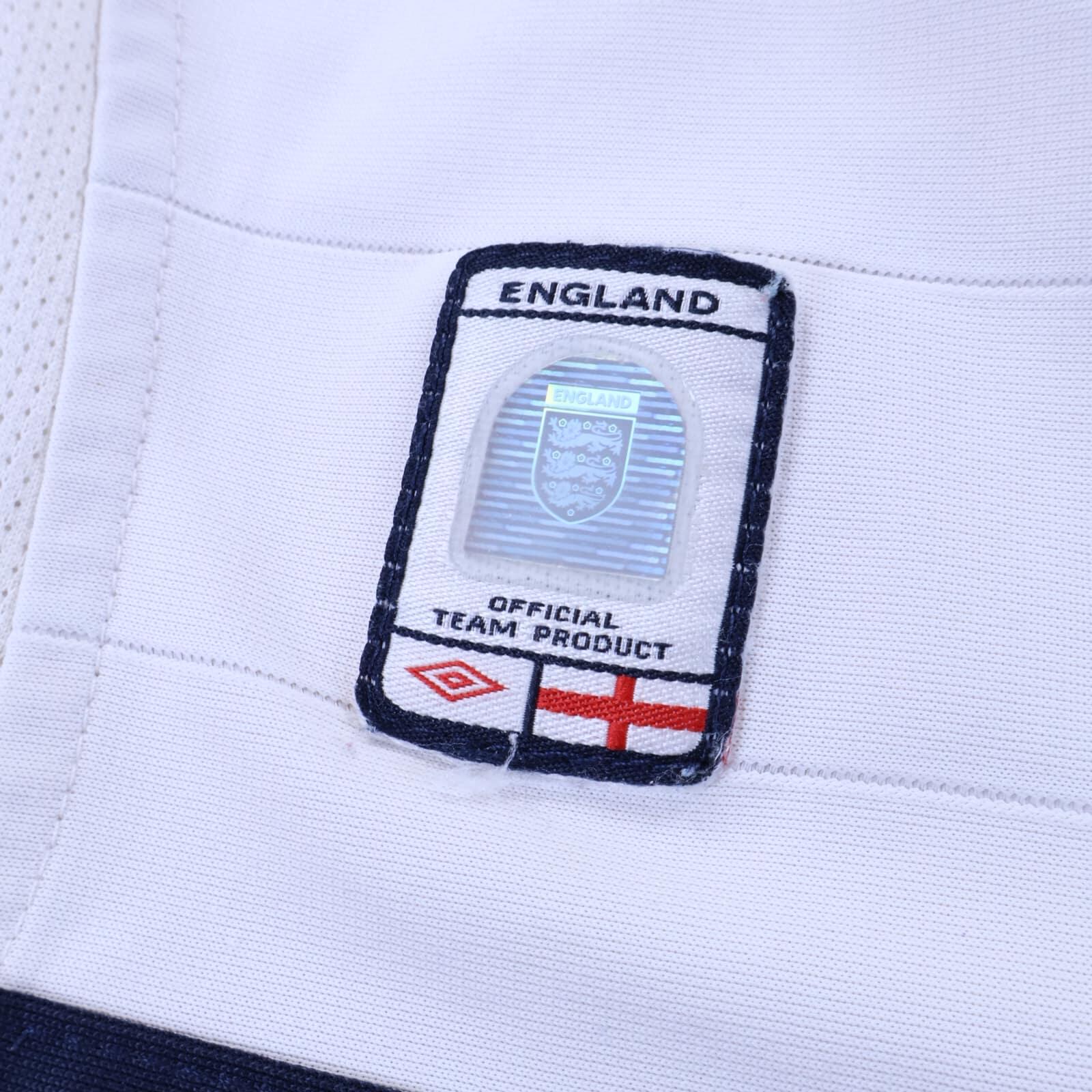 England Gerrard #4 2003/05 Home Shirt - Reversible - M
